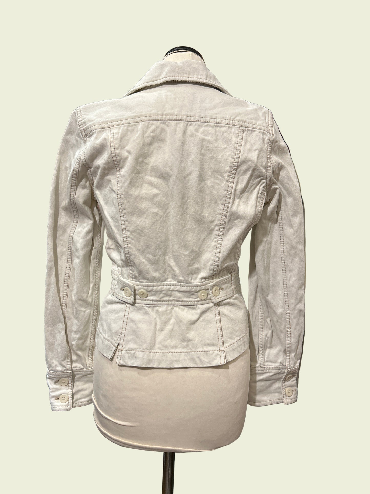 ג׳קט וינטג׳ לבן - Image 4 by Polo Jeans