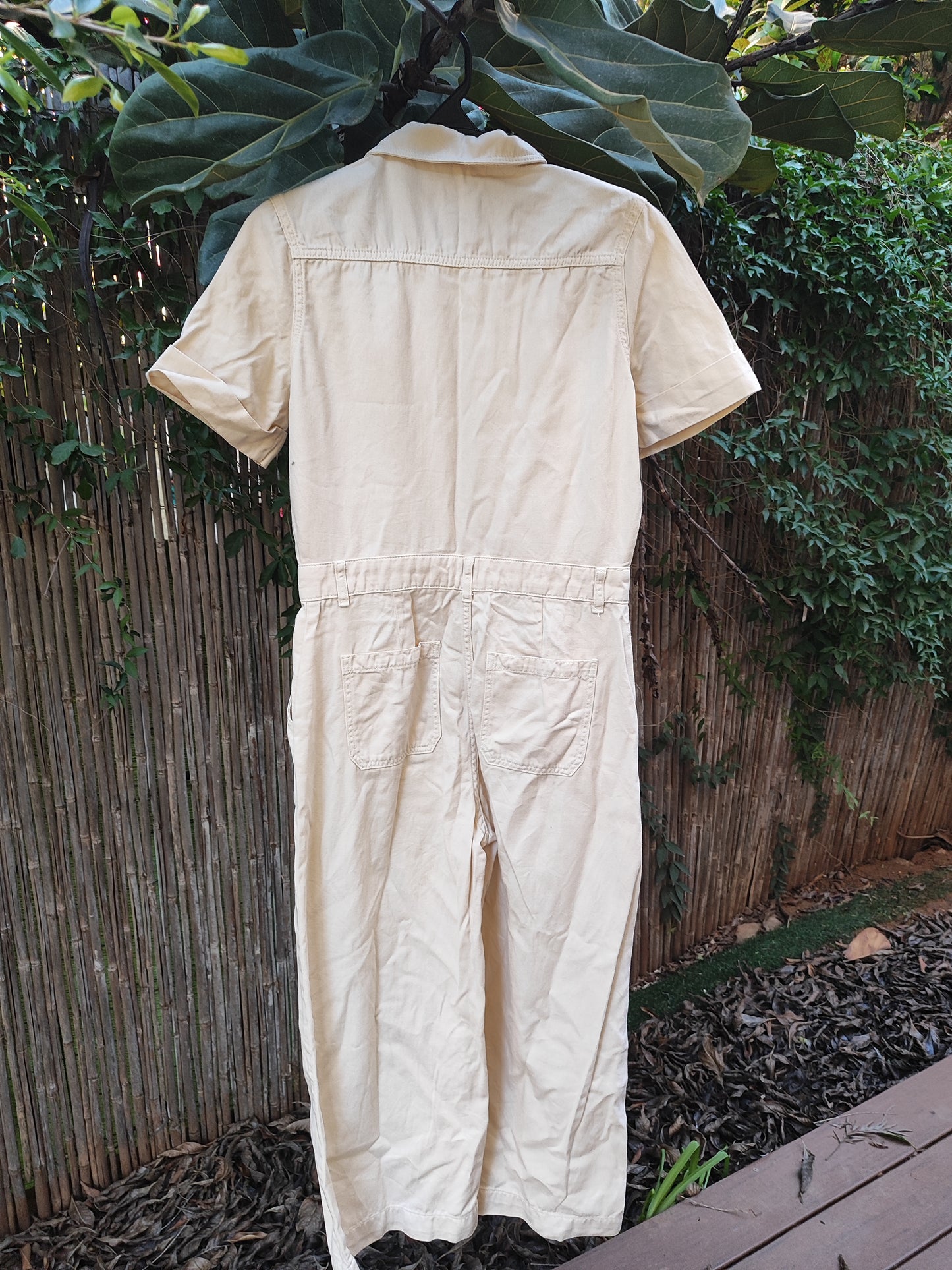 אוברול קרם מרוכסן קלאסי - Image 5 by Maje