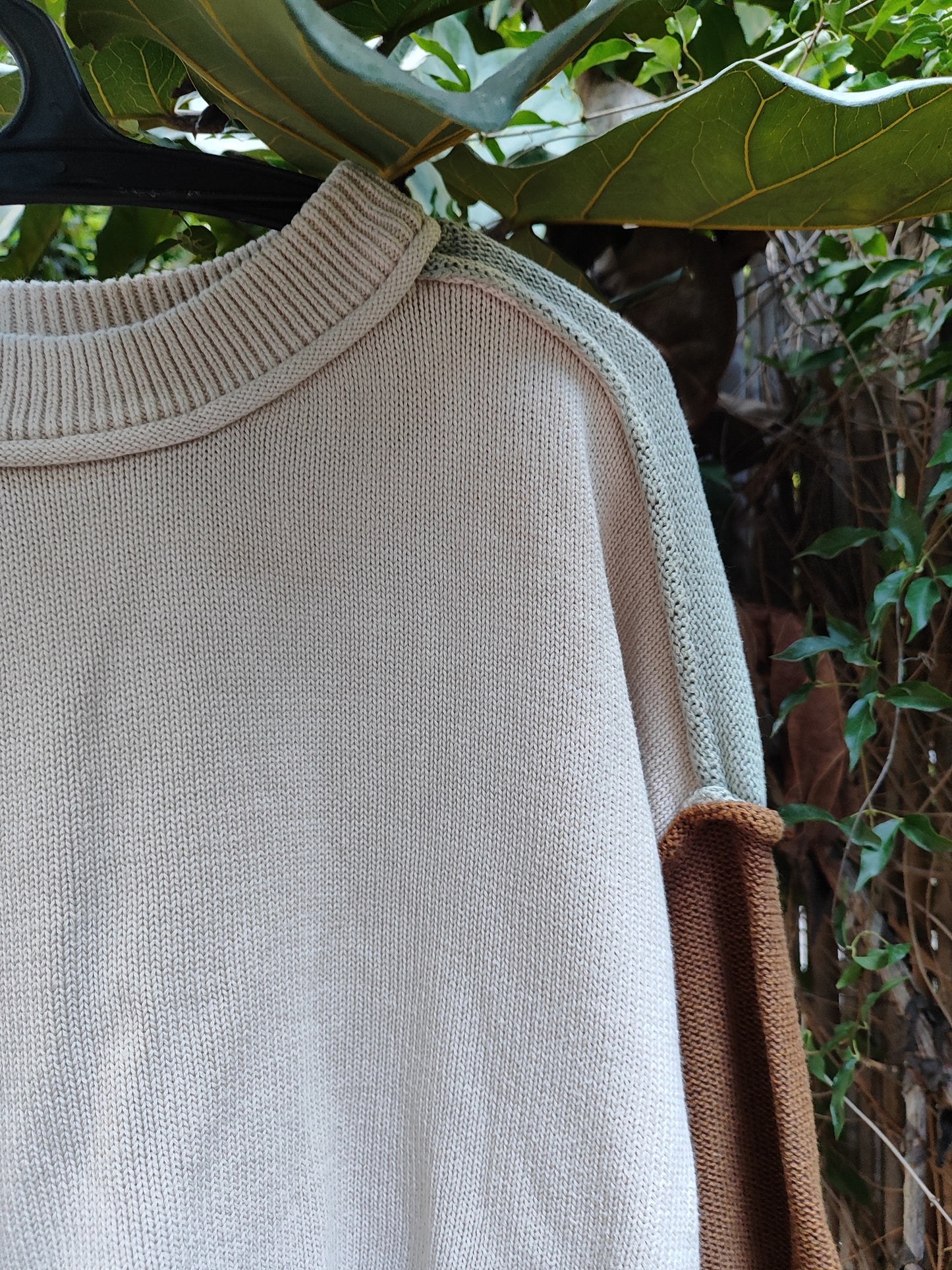 סוודר ציבעי פסטל בחלקים - Image 4 by Forever 21