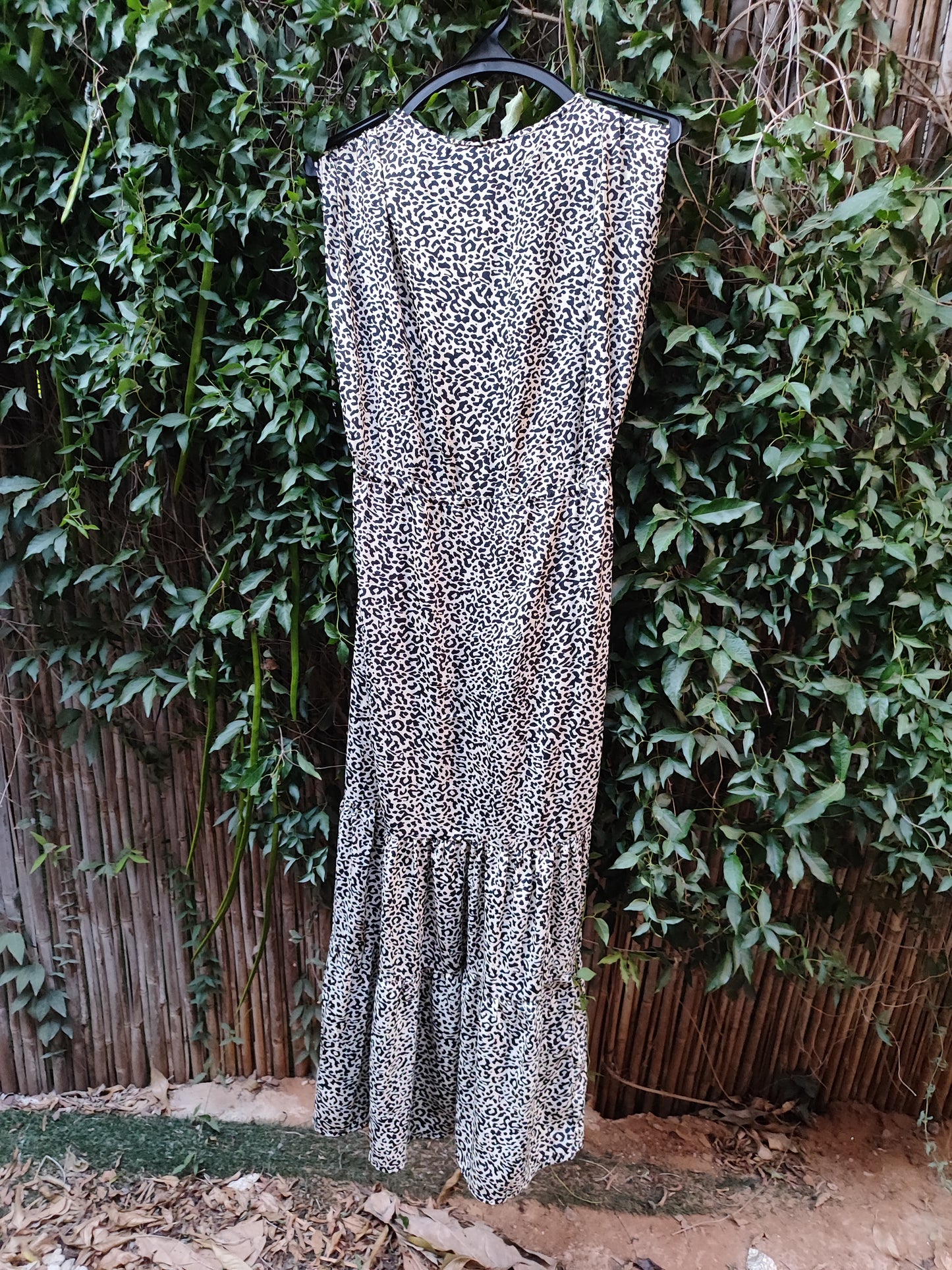 GOLD&SILVER שמלת חברבורות מקסי בכיווצי מותן