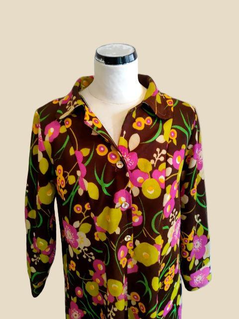 שמלת וינטג' פרחונית משמחת