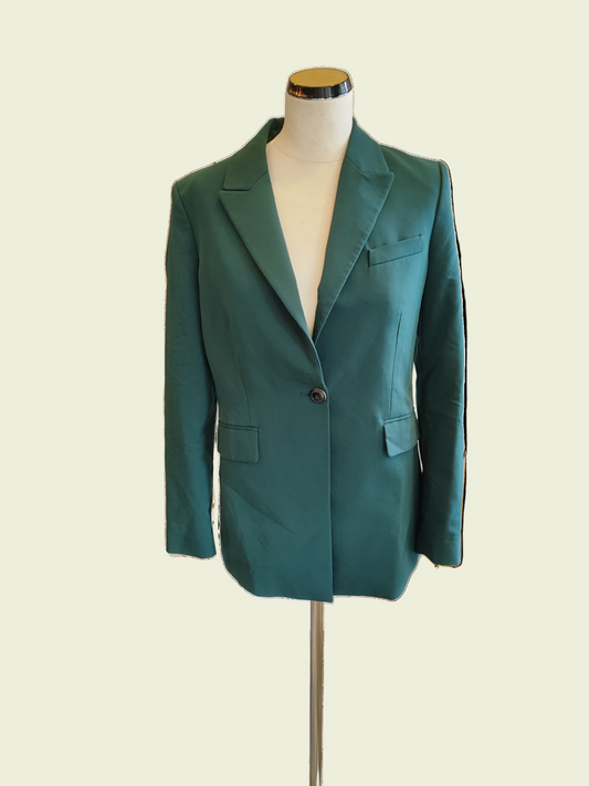 בלייזר ירוק עמוק וקלאסי