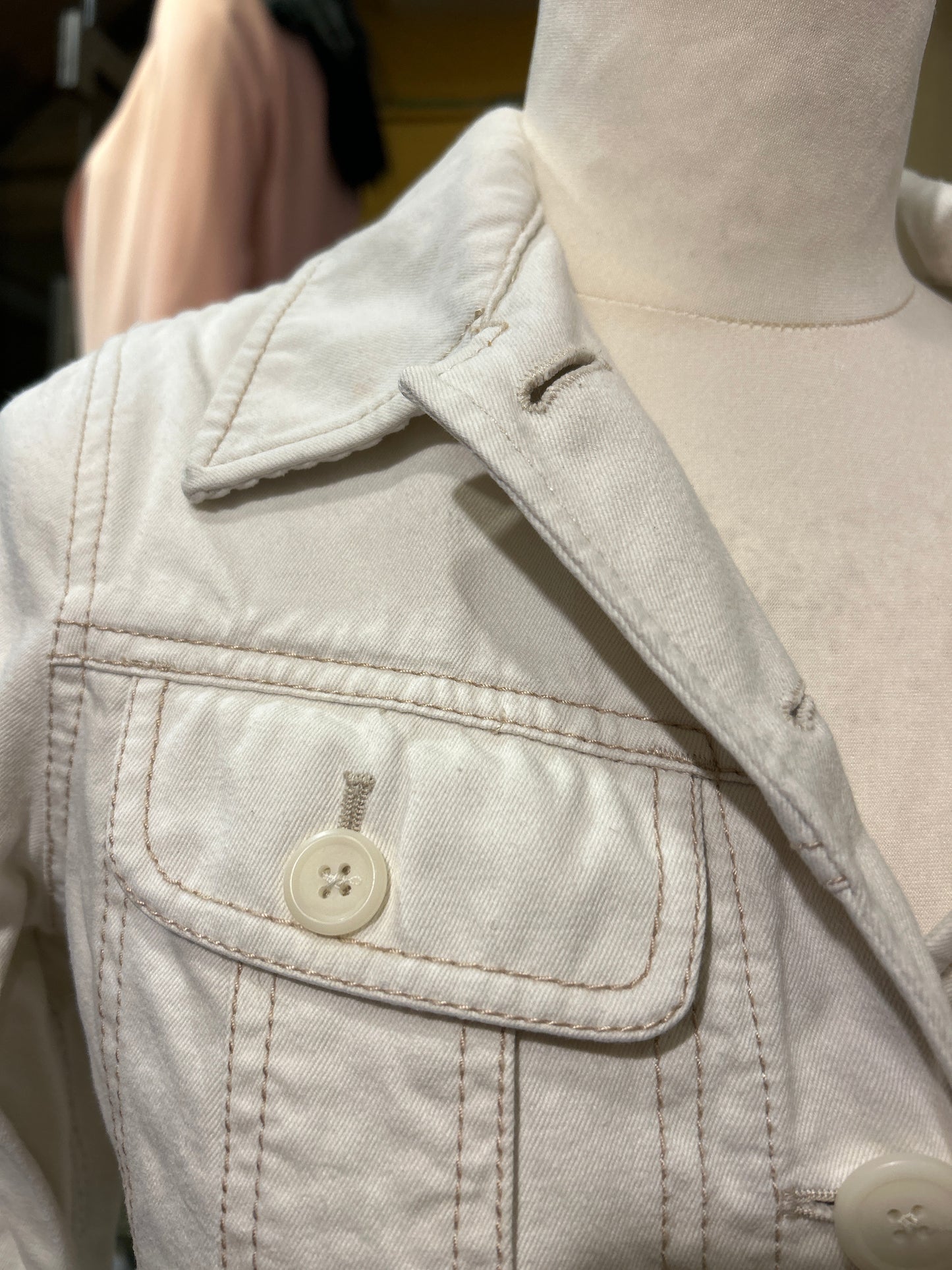 ג׳קט וינטג׳ לבן - Image 3 by Polo Jeans