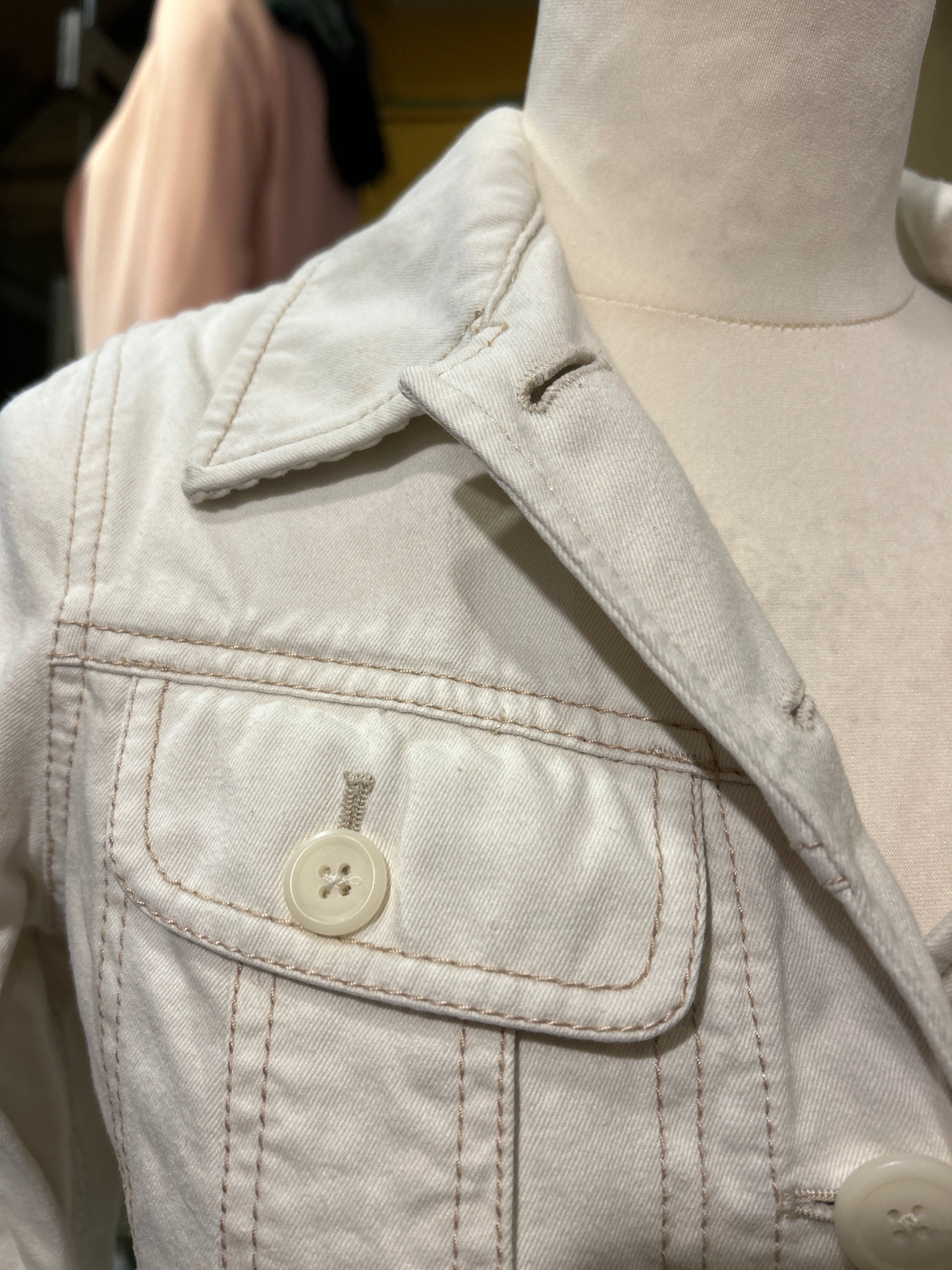 ג׳קט וינטג׳ לבן - Image 3 by Polo Jeans