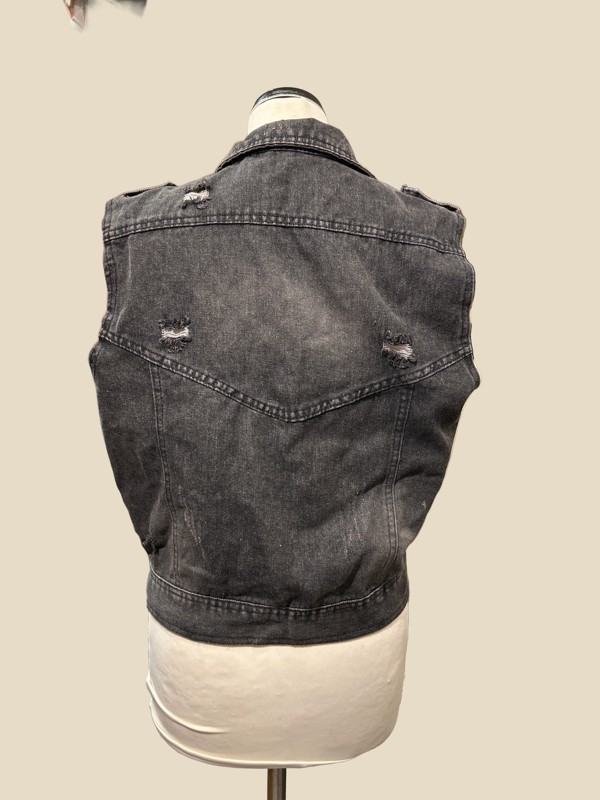 וסט ג׳ינס אפור - Image 2