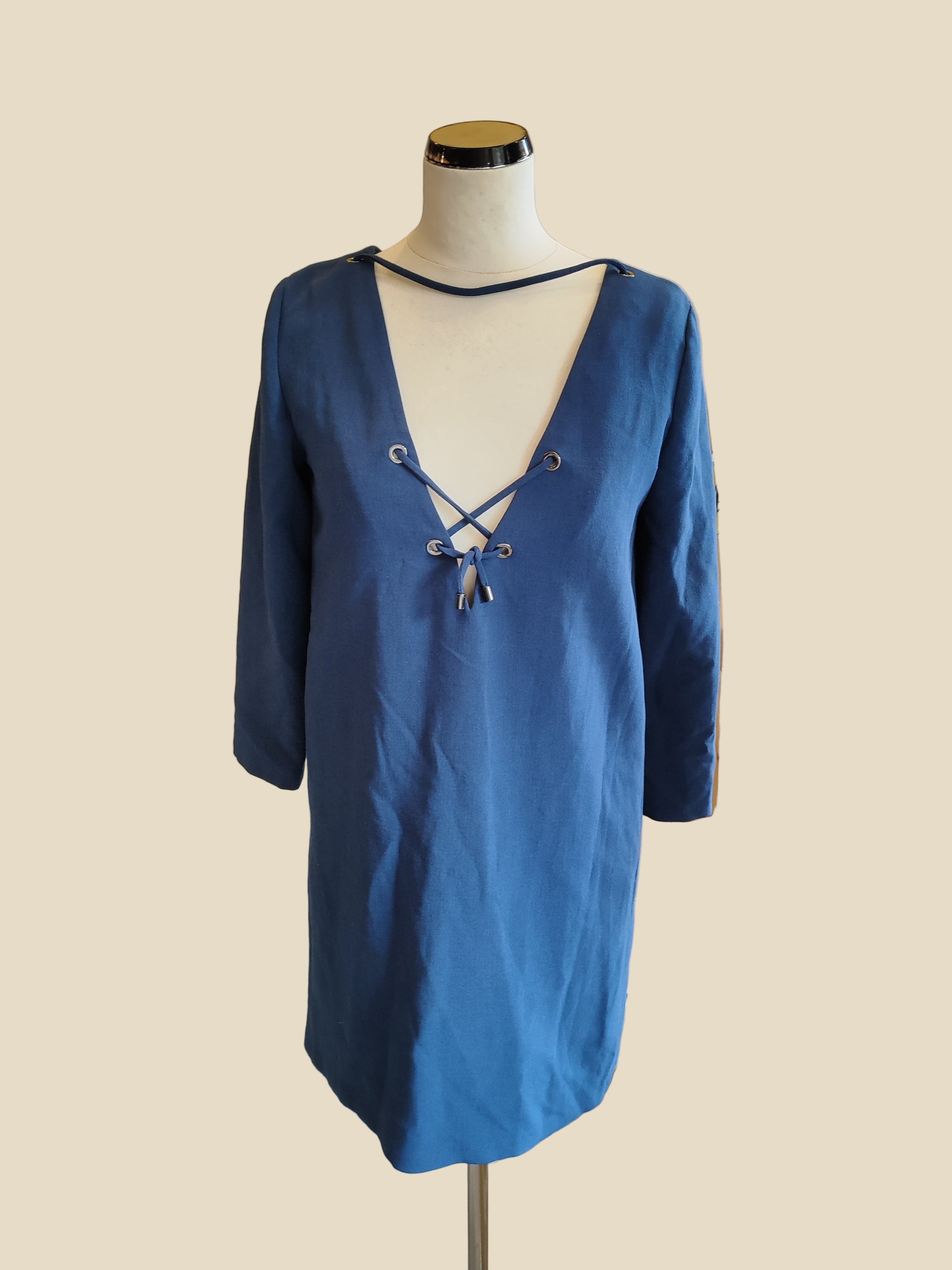 שמלת ba&sh כחולה - Image 4 by ba&sh