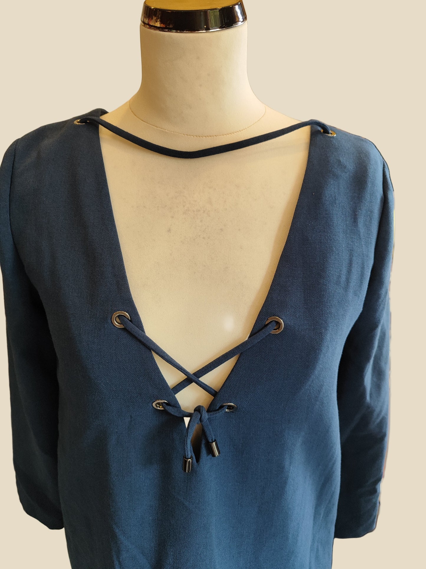 שמלת ba&sh כחולה - Image 5 by ba&sh