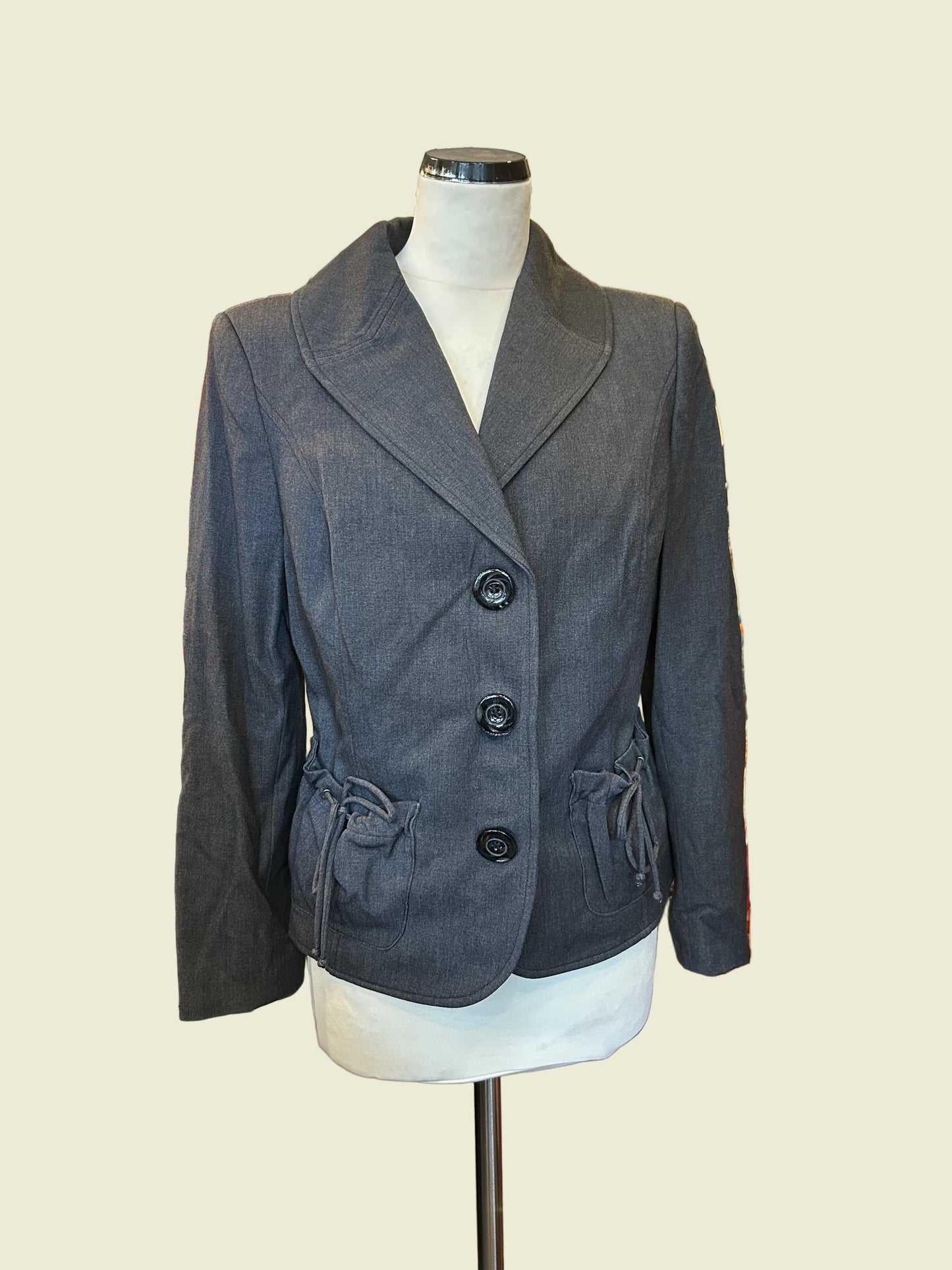 בלייזר אפור קלאסי - Size One size