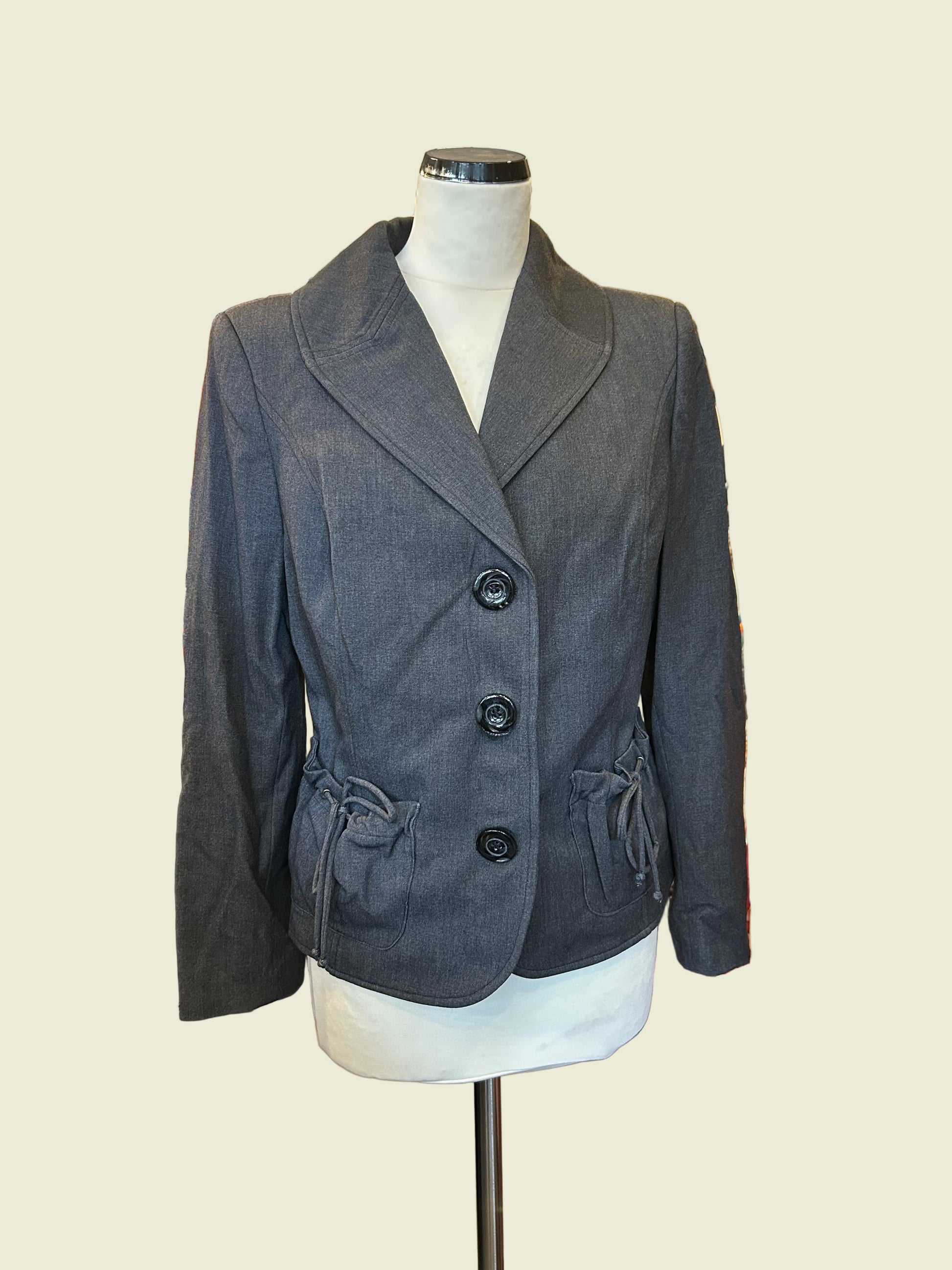 בלייזר אפור קלאסי - Size One size