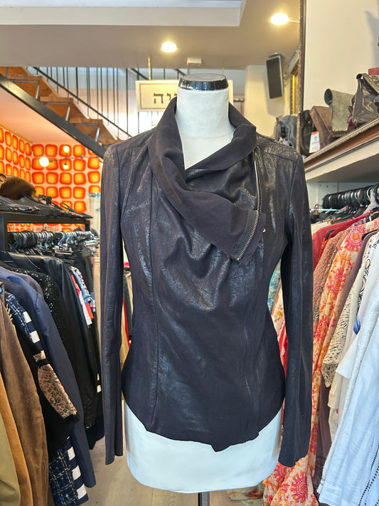 מעיל עור יוקרתי by Zara - Size M