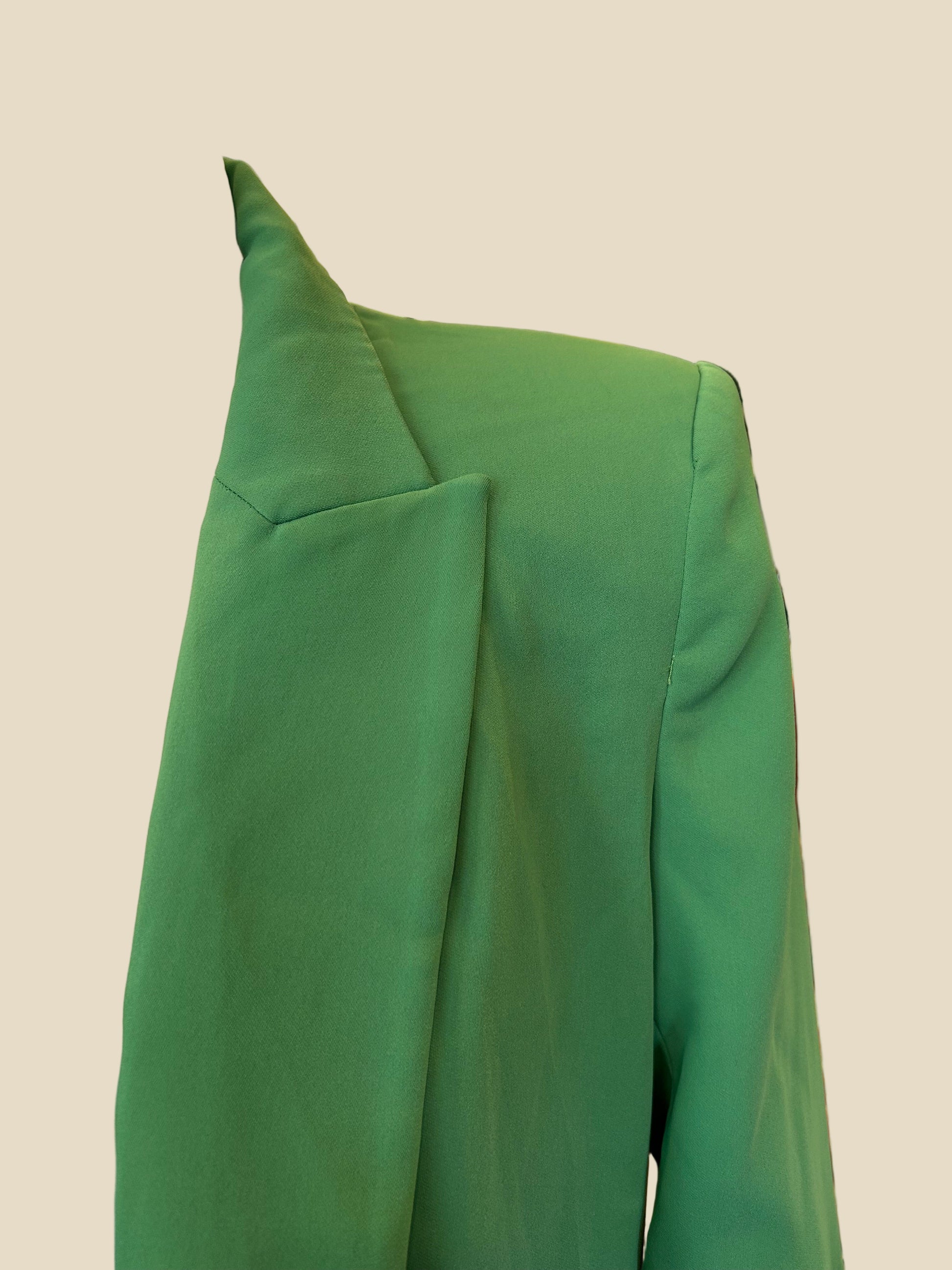 ז'קט ירוק קלאסי - Image 3 by Zara