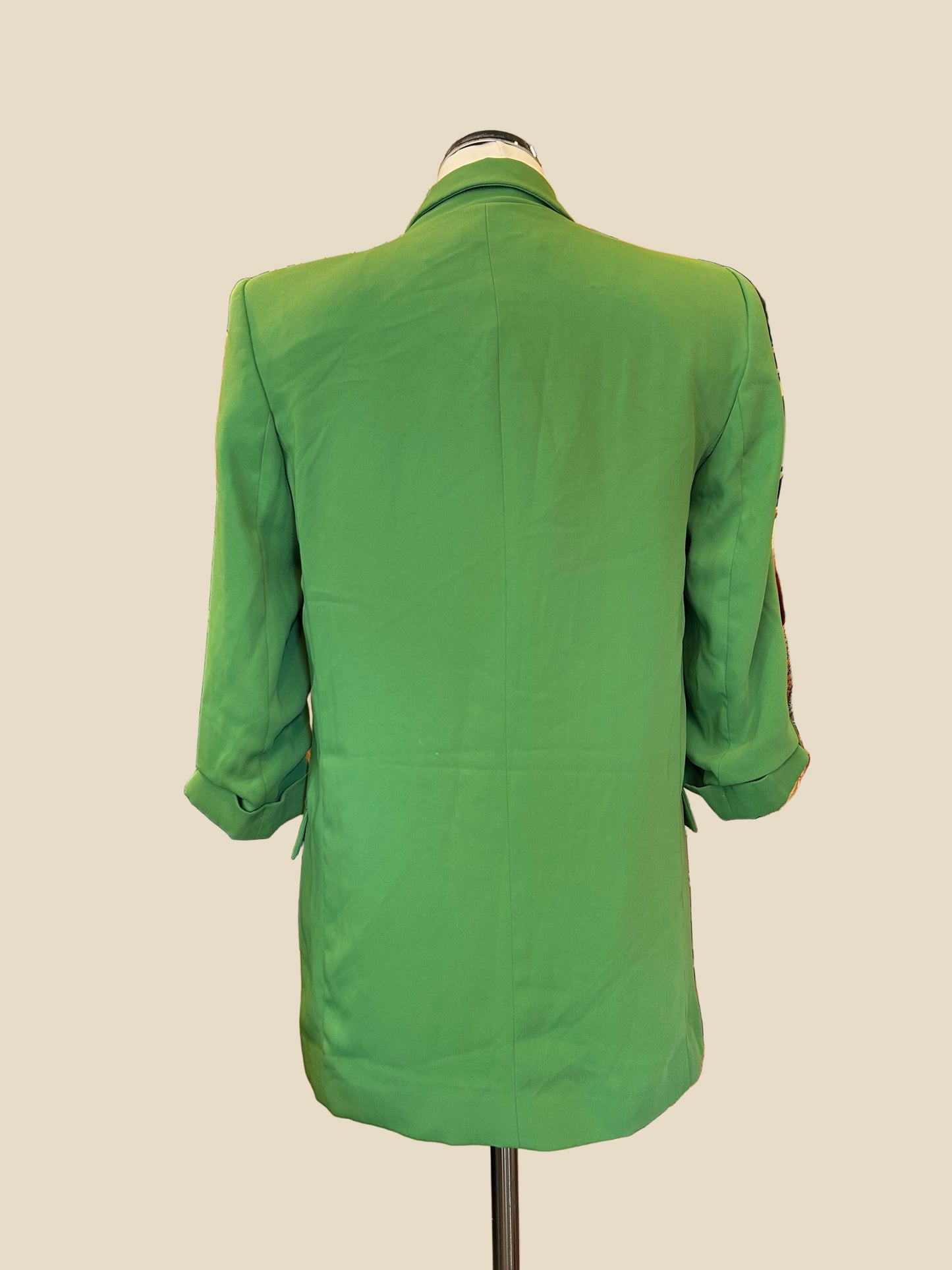 ז'קט ירוק קלאסי - Image 4 by Zara