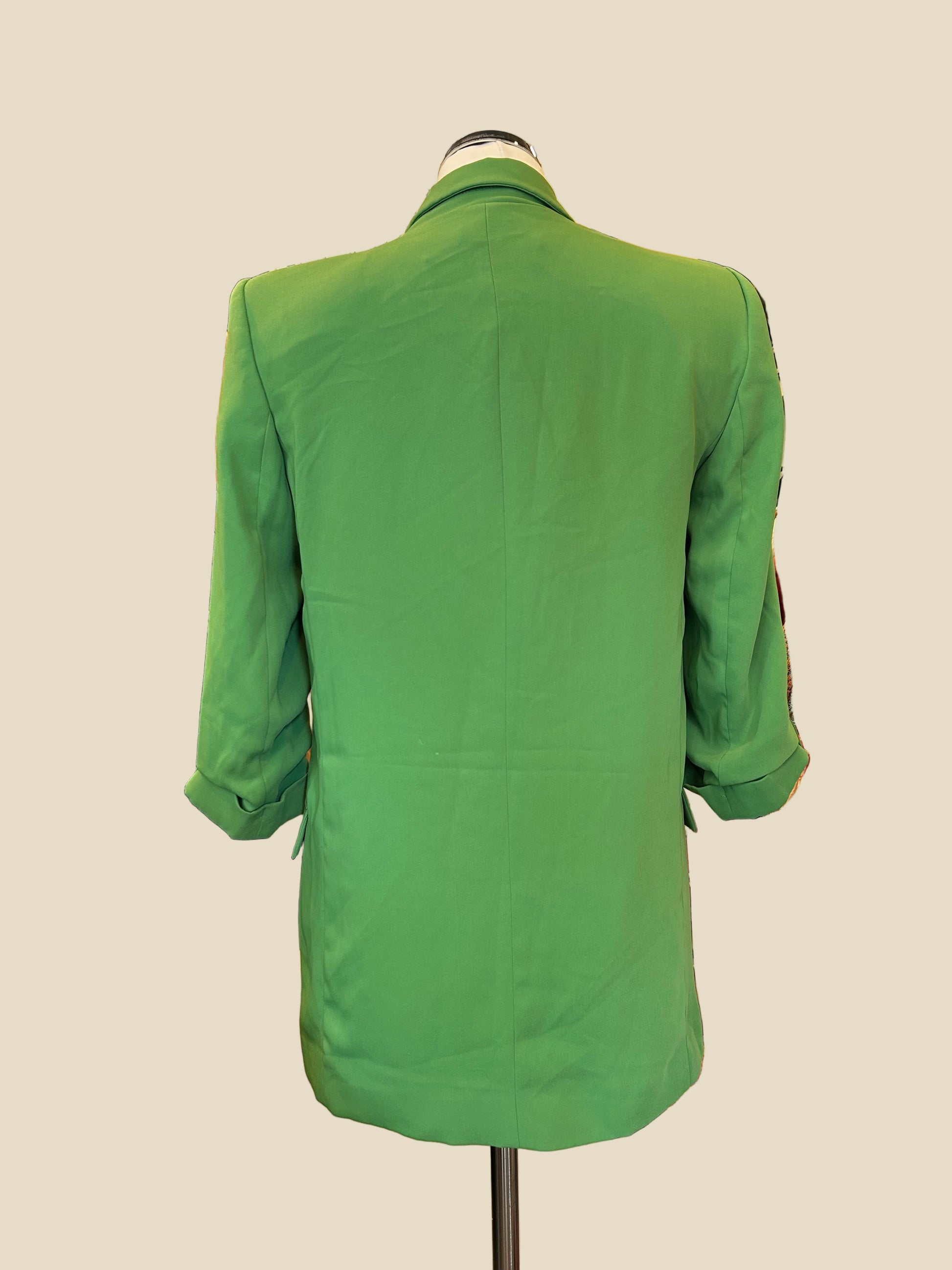 ז'קט ירוק קלאסי - Image 4 by Zara