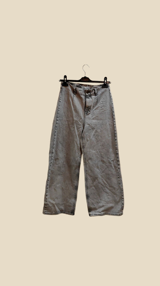 Zara מכנסי ג'ינס אפורים by Zara - Size 36