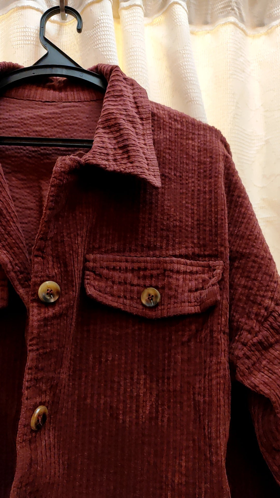 ג'קט קורדריו דובדבן קצר  - Image 3