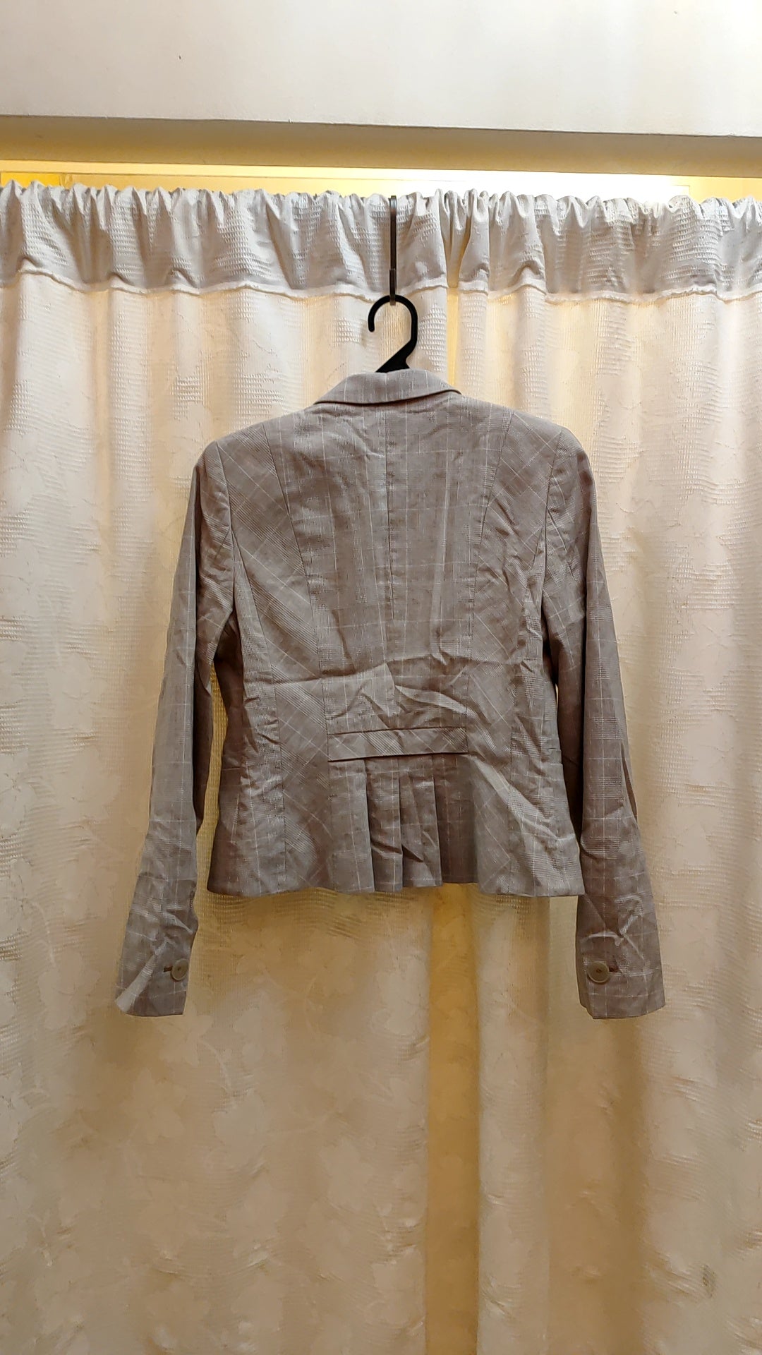 בלייזר עם ווסט פנימי משובץ בגווני מוקה - Image 4 by MEXX