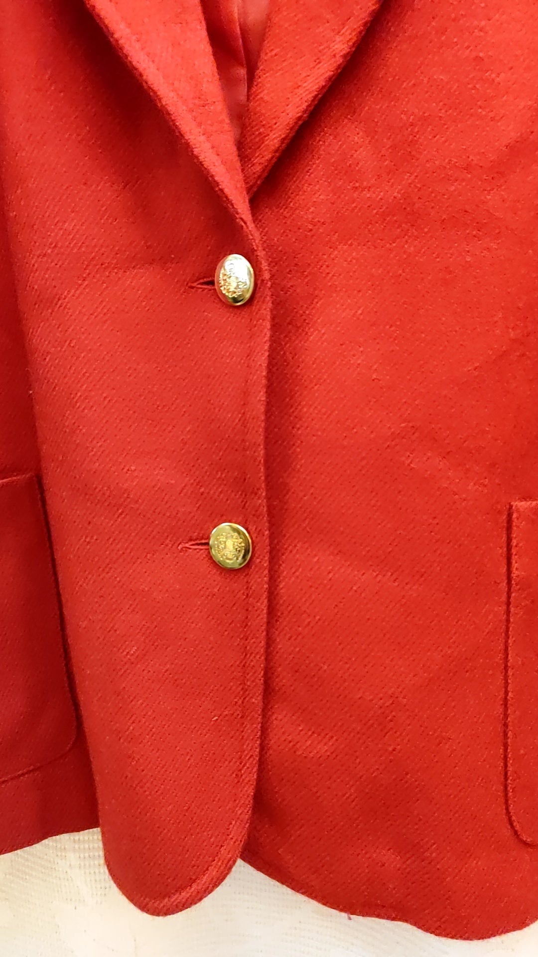 בלייזר אדום וינטג' בכפתורי זהב - Image 3 by Andersen