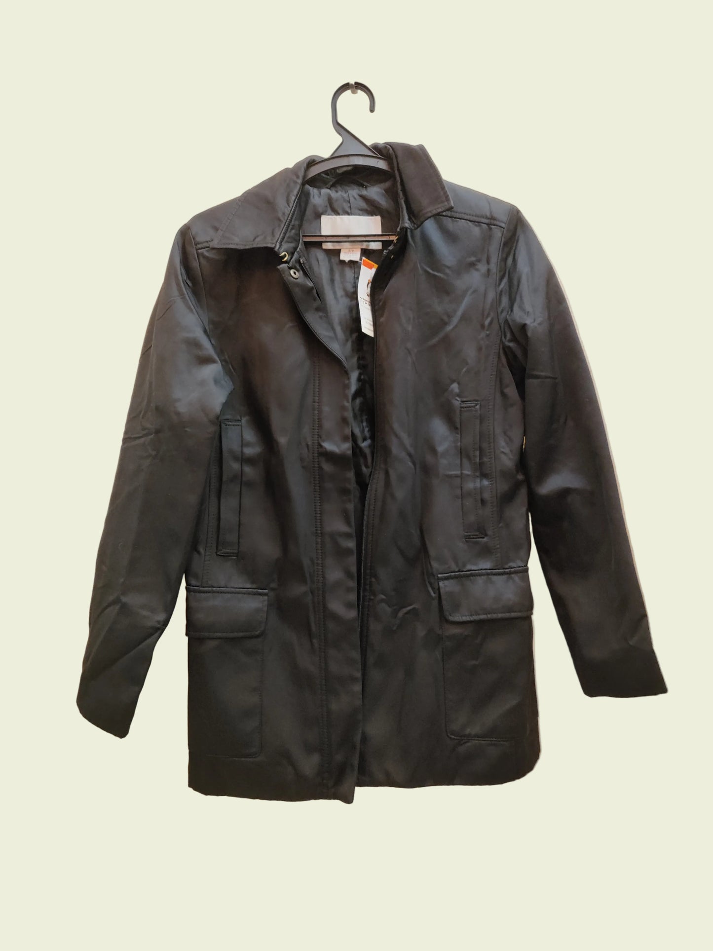 מעיל/ג'קט שחור במראה דגמחי  by Nine West - Size M-L