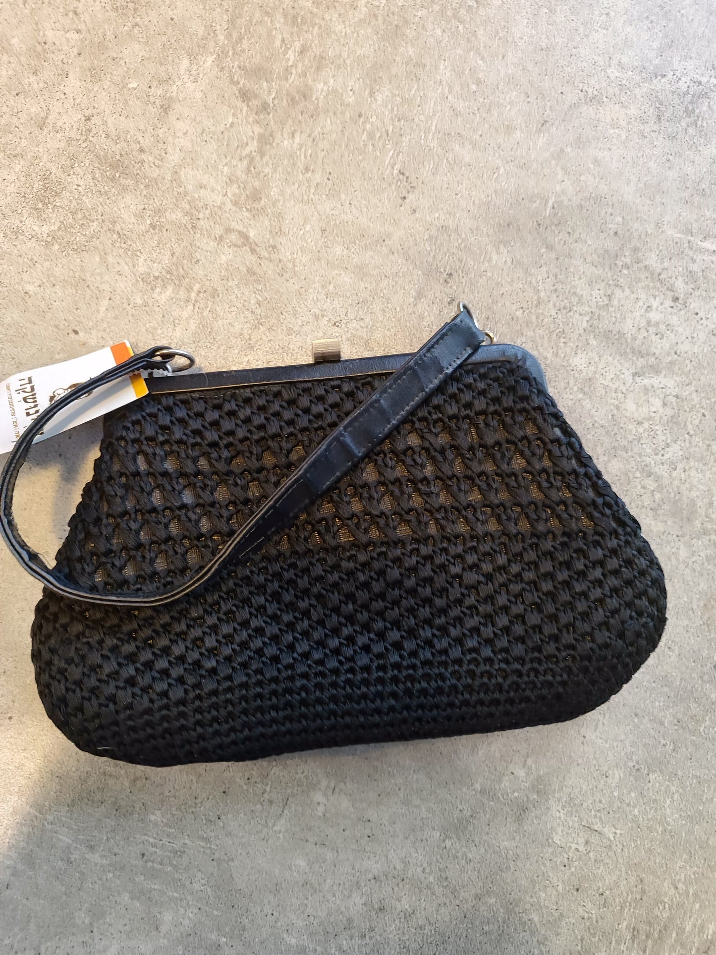 תיק ערב קלוע שחור מתוק  - Size One Size