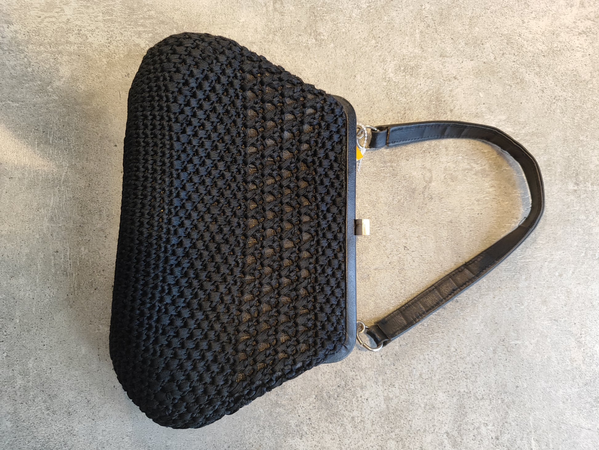 תיק ערב קלוע שחור מתוק  - Image 3