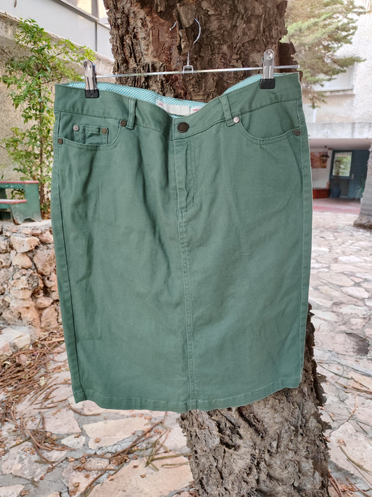 חצאית ירוקה מתוקית  - Size 42