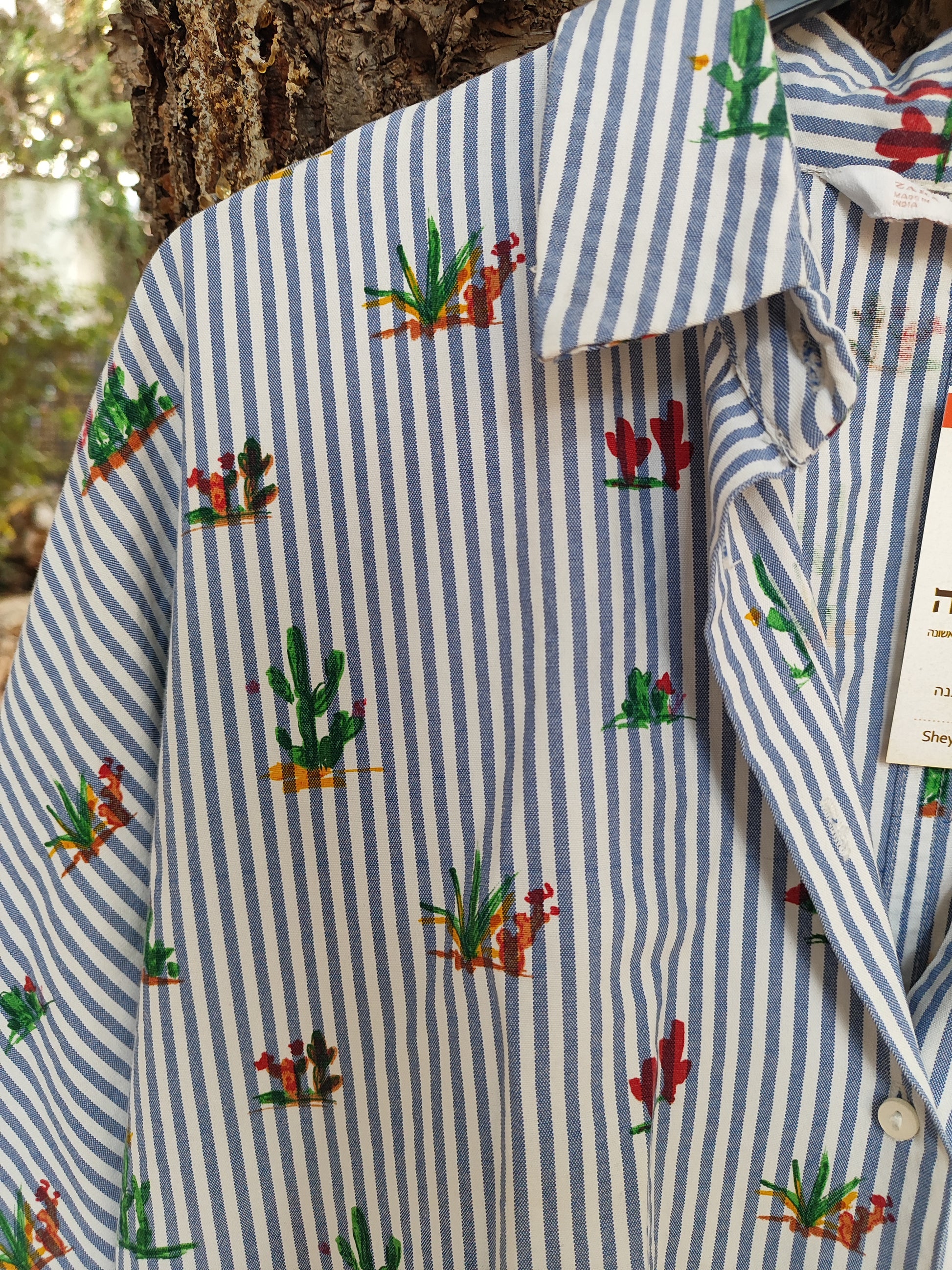 חולצת פסים בצמחי מדבר - Image 7