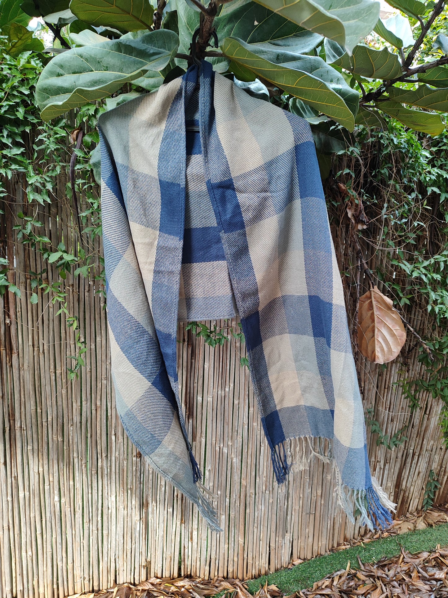 צעיף משובץ קלאסי ונעים - Size One Size