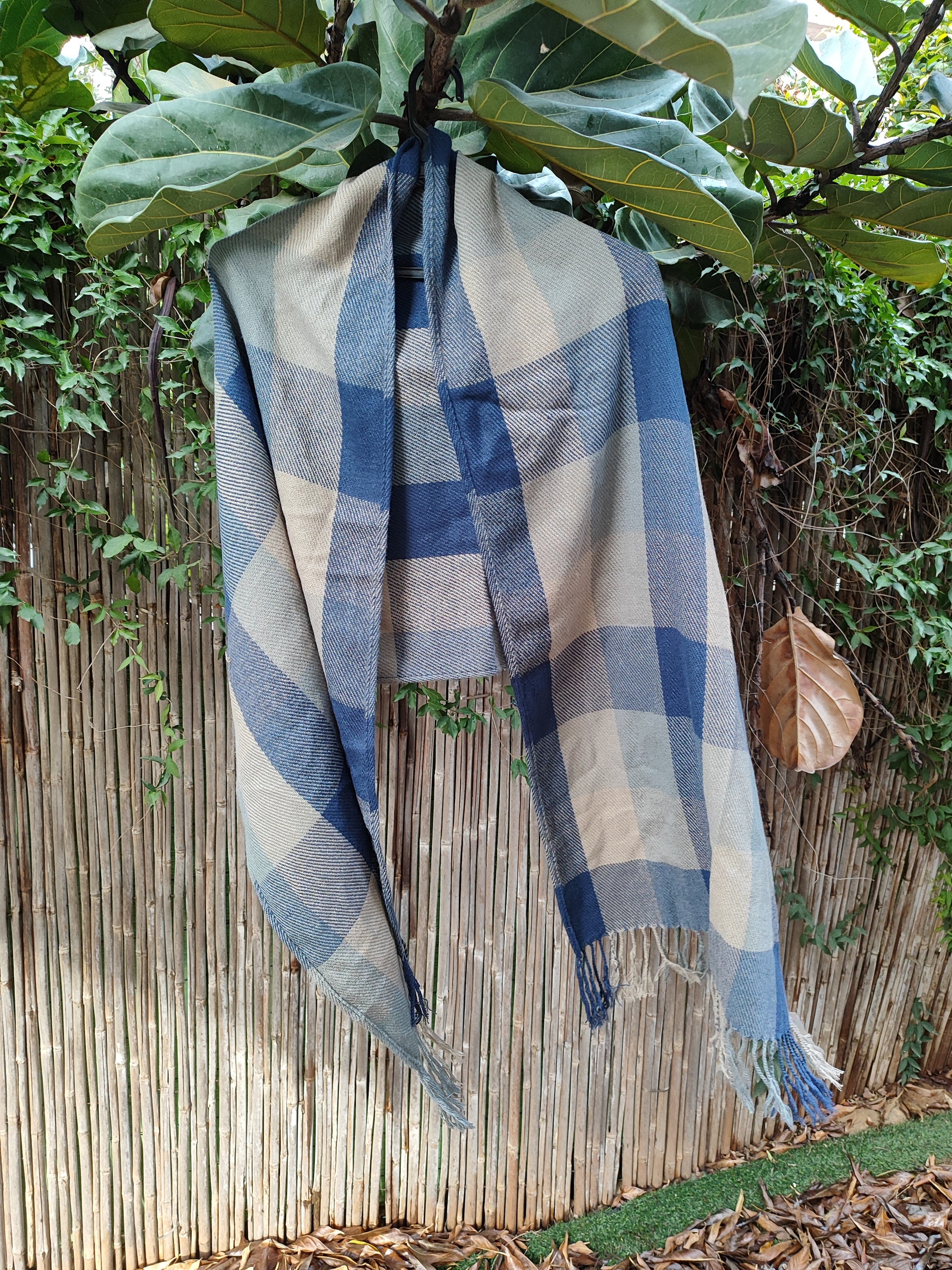 צעיף משובץ קלאסי ונעים - Size One Size