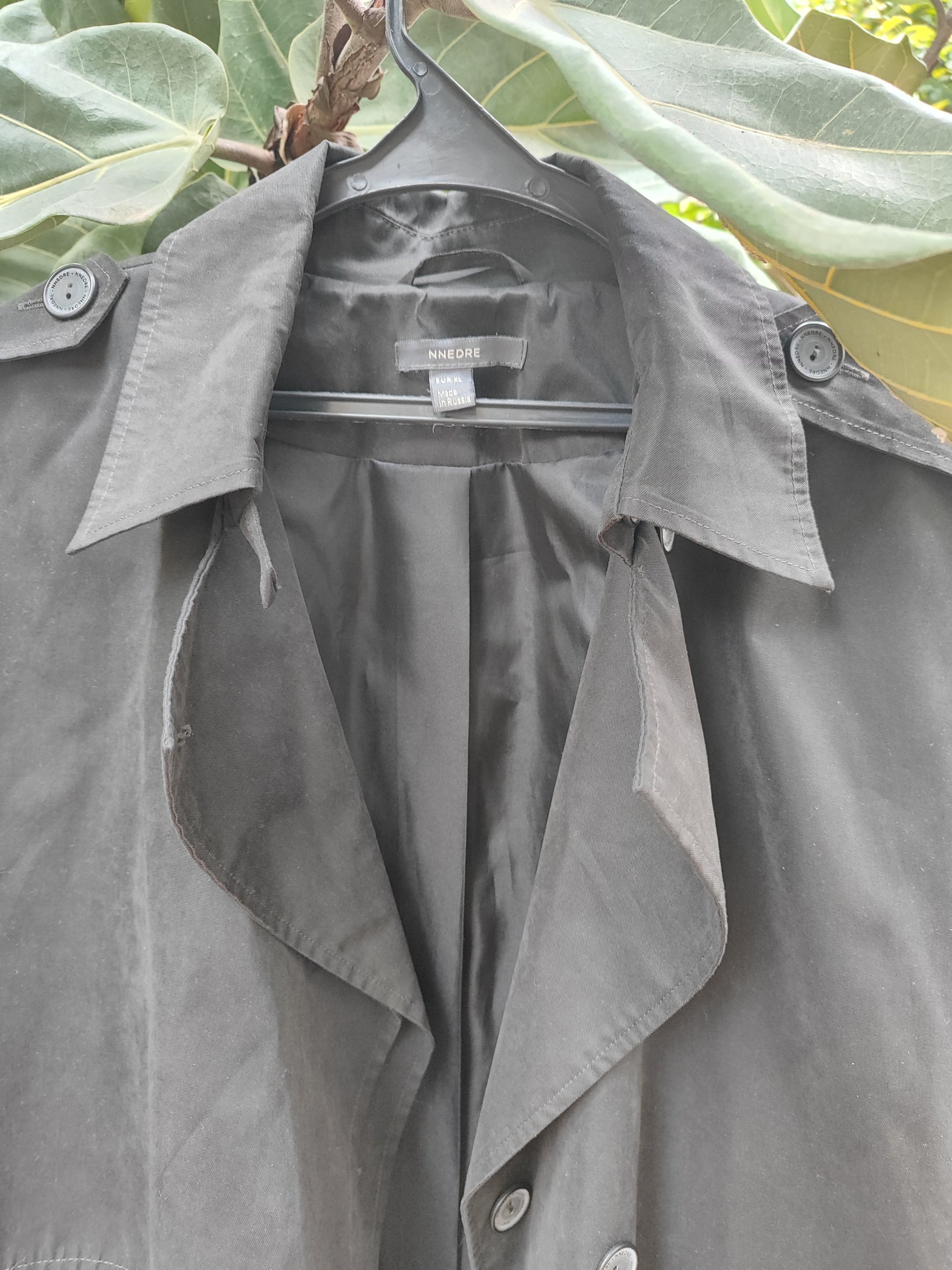 מעיל טרנצ' שחור ארוך משגע - Image 3