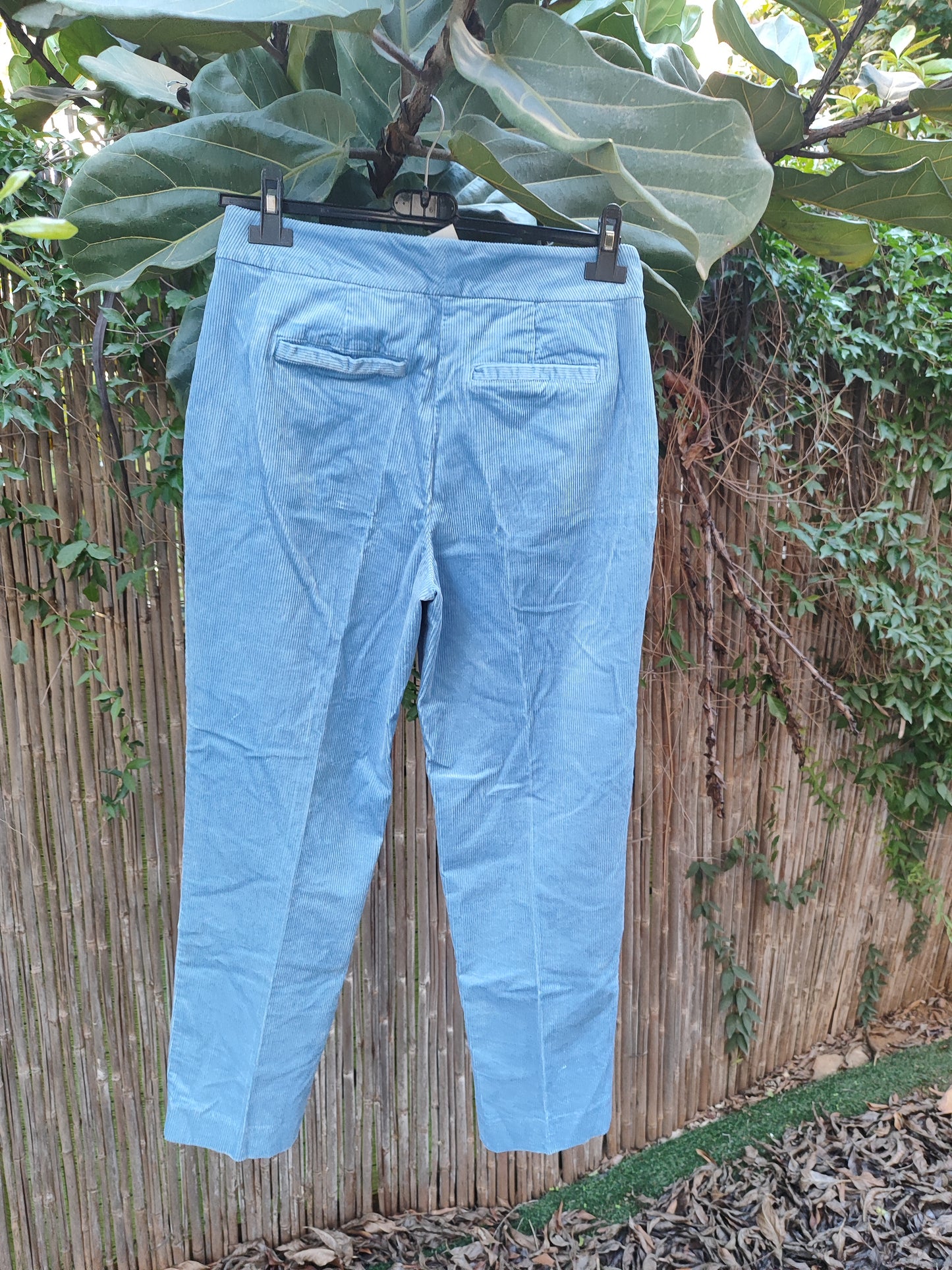 מכנסי קורדרוי כחול ים  - Size 38- 36