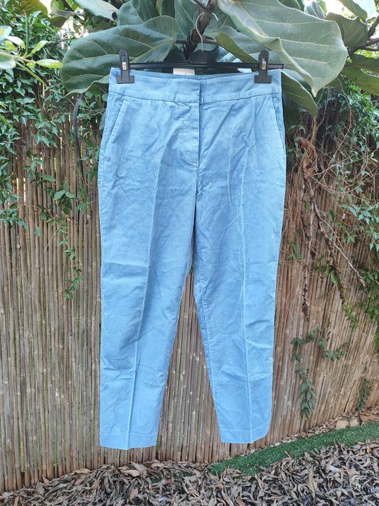 מכנסי קורדרוי כחול ים  - Image 3