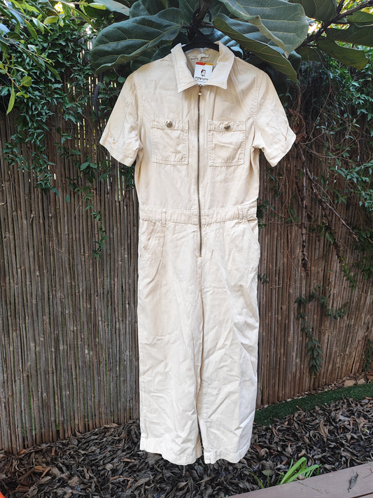 אוברול קרם מרוכסן קלאסי  - Image 3 by Maje