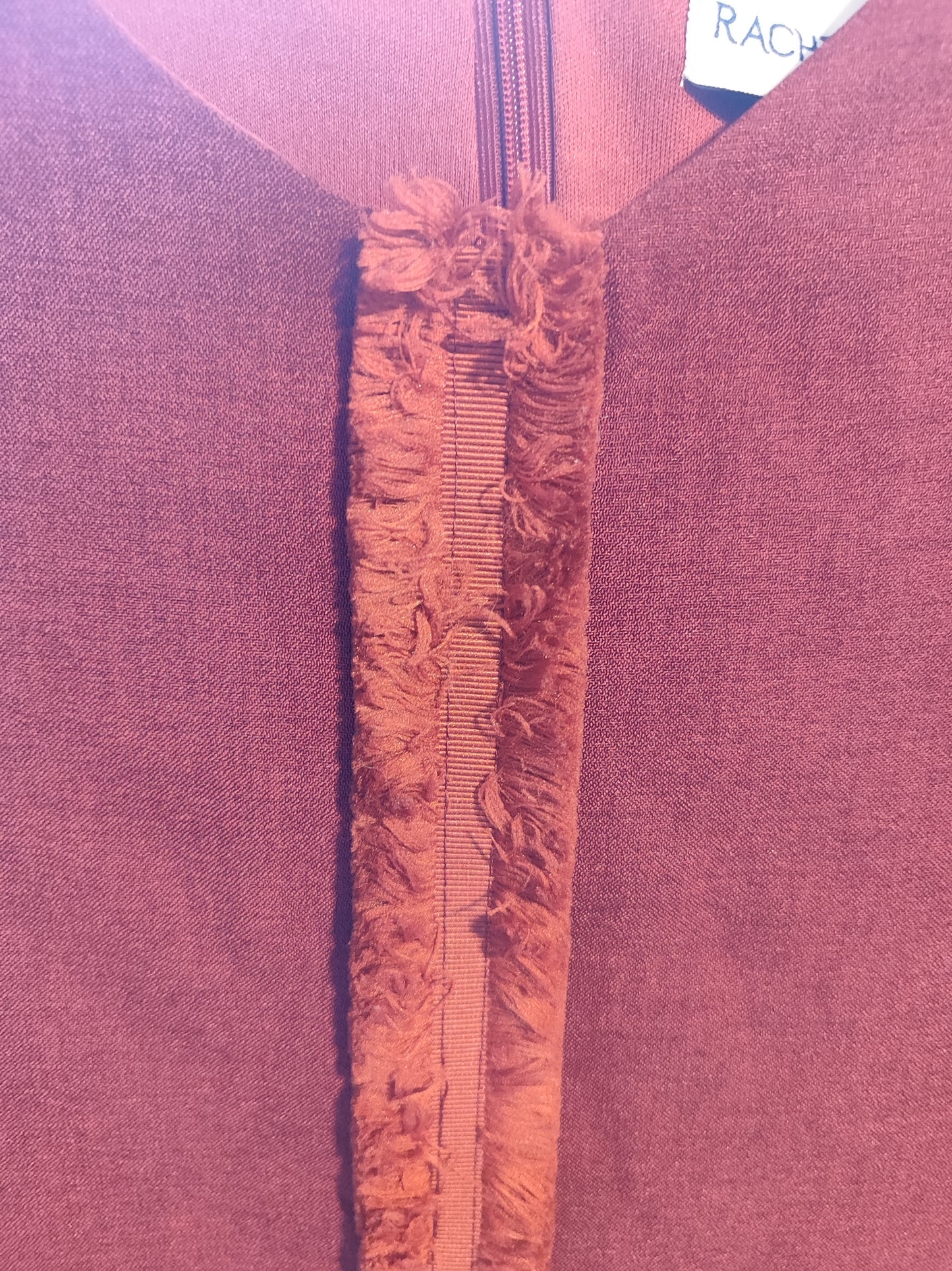 שמלת וינג' דובדבן ישרה בסופים פרוותיים - Image 5 by Rachel H