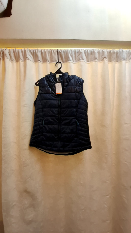 וסט פוך שחור/כחול מחמם ונעים - Size L