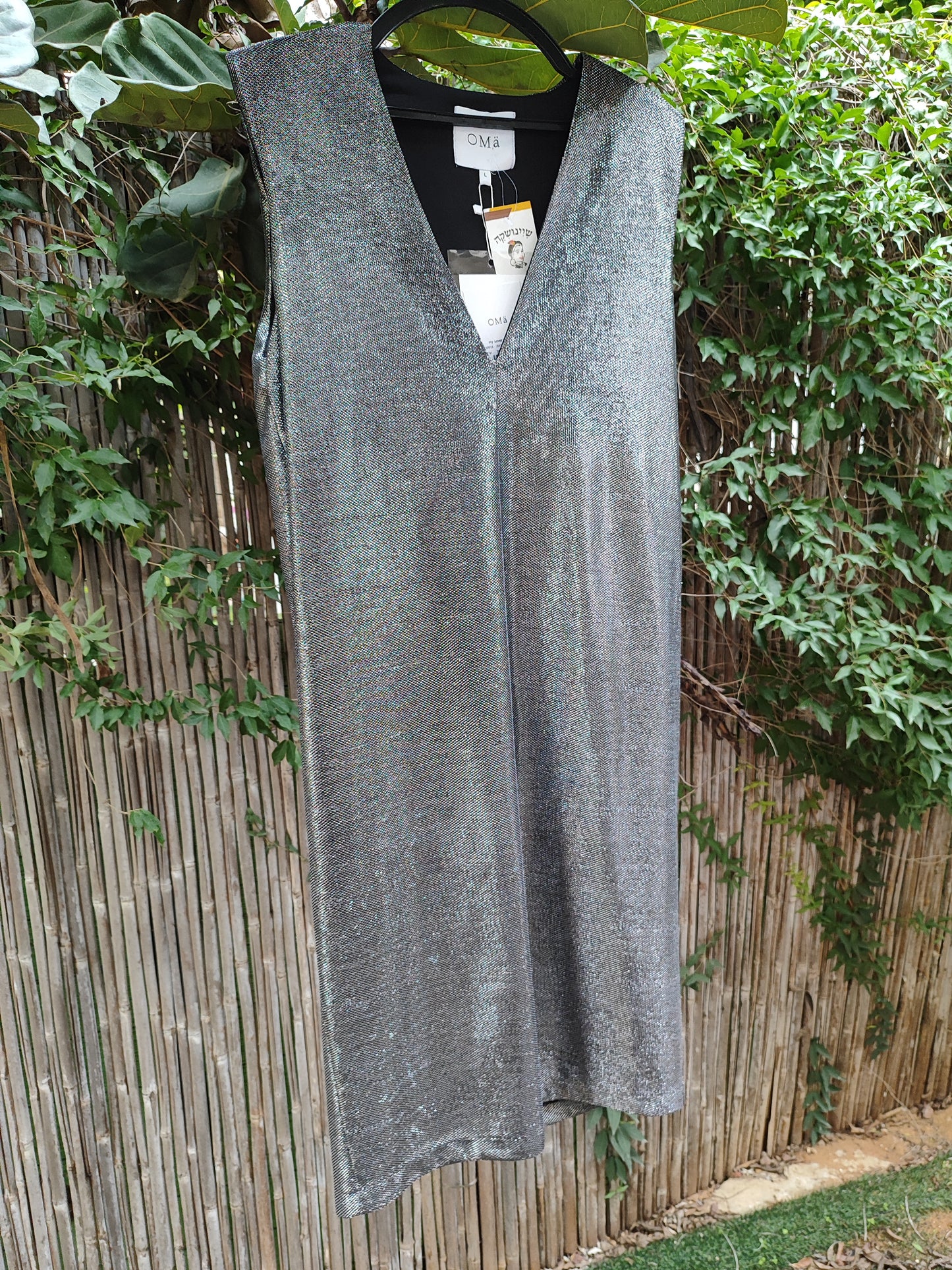 שמלת ערב כסופה ישרה בוי עמוק by Oma - Size L