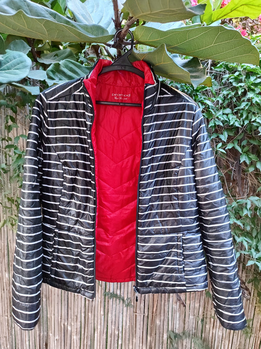 מעיל דו צדדי פסים ואדום אש - Image 2 by Promod