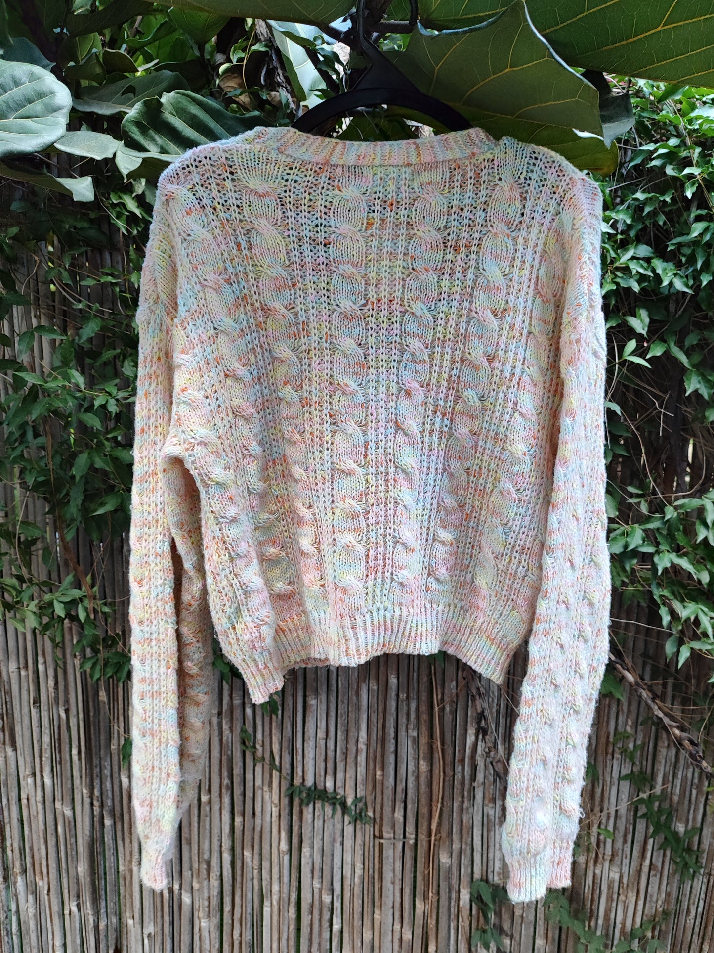 קרדיגן סרוג בצבעי פסטל  - Image 2 by Yanga