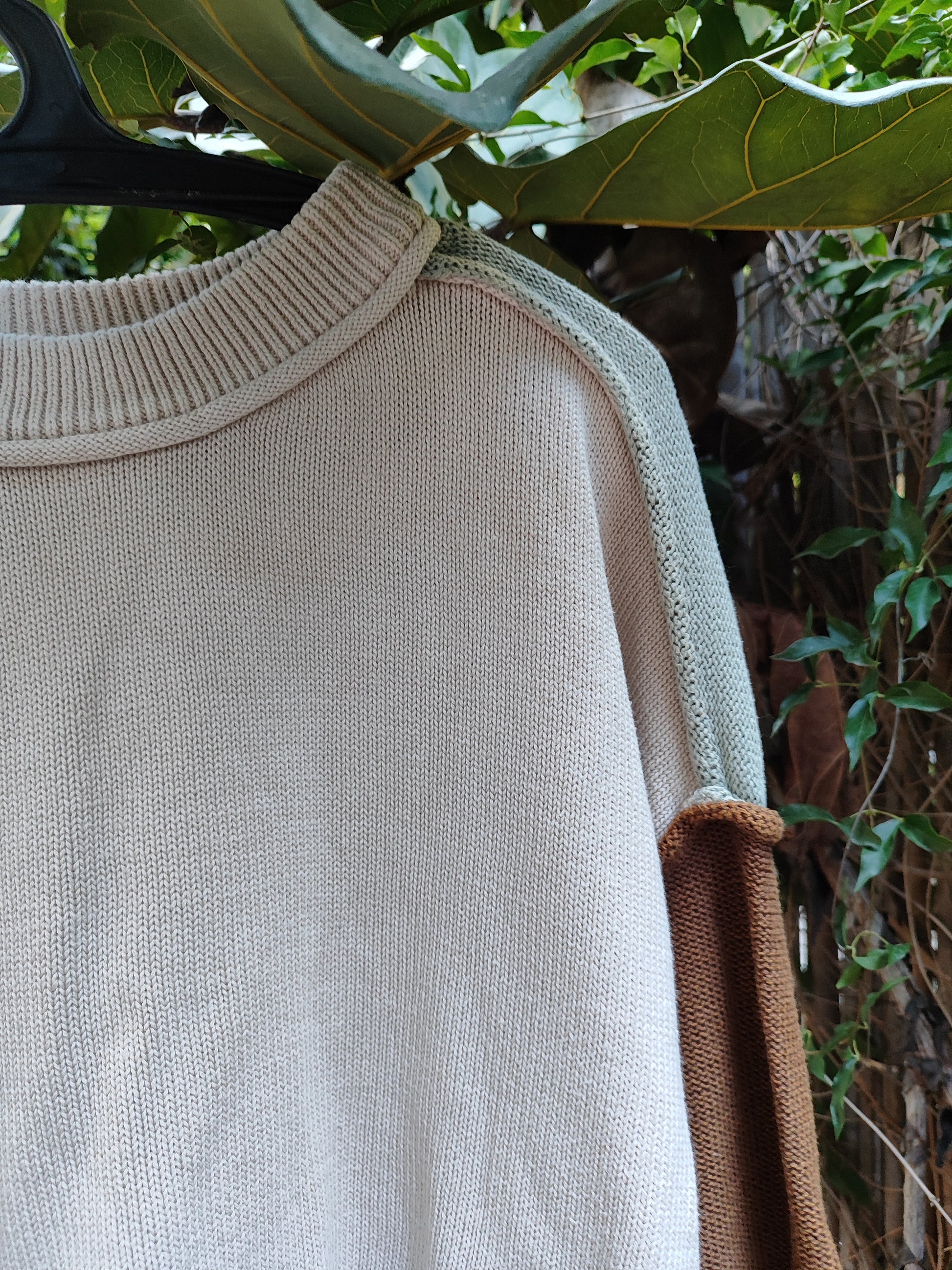 סוודר ציבעי פסטל בחלקים - Image 4 by Forever 21