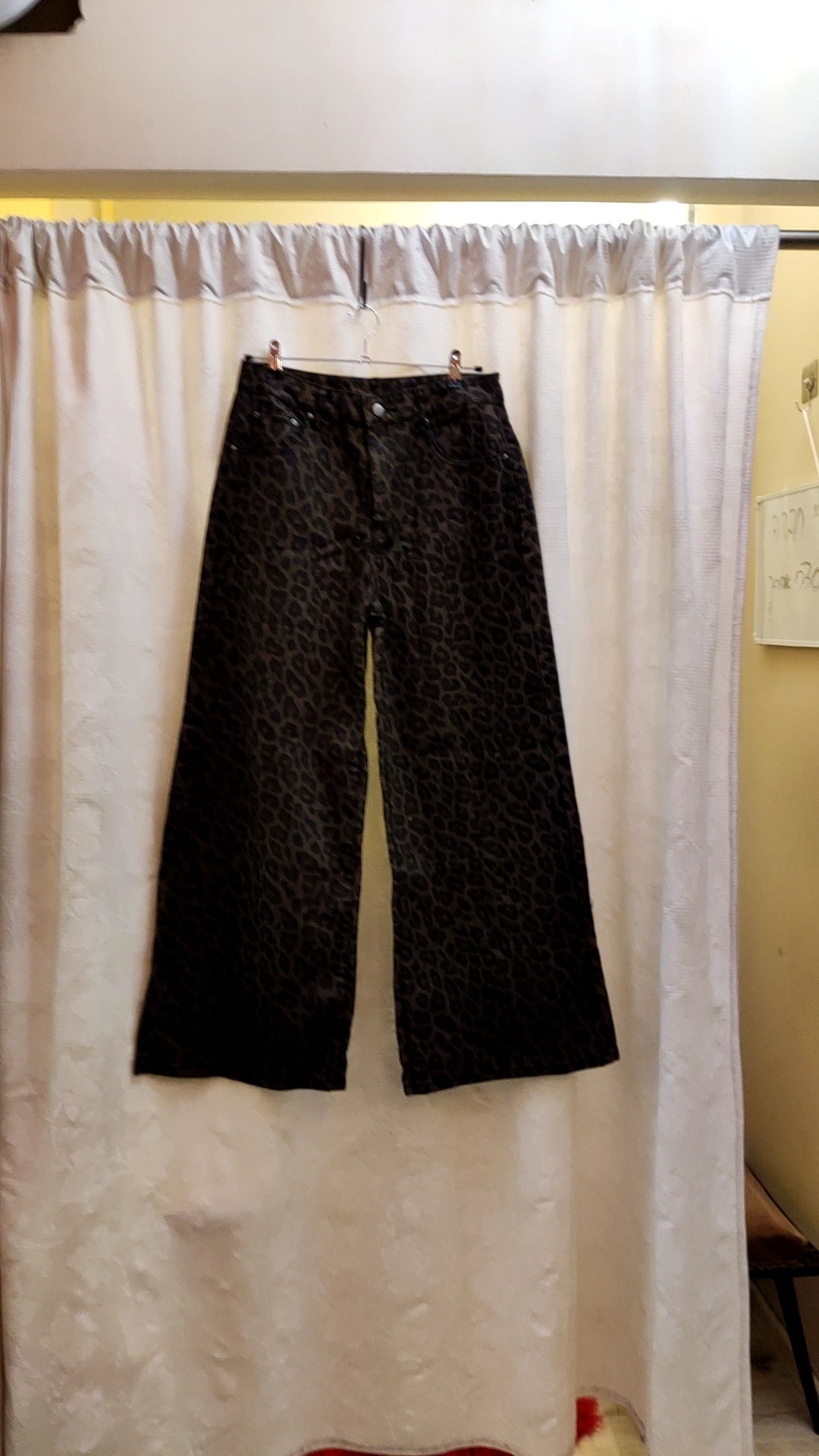 מכנסיים מנומרים בגזרה רחבה  by Dazy - Size 40