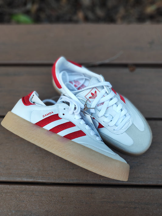 נעלי אדידס סמבה אדום לבן חדשות  by Adidas - Size 37.5