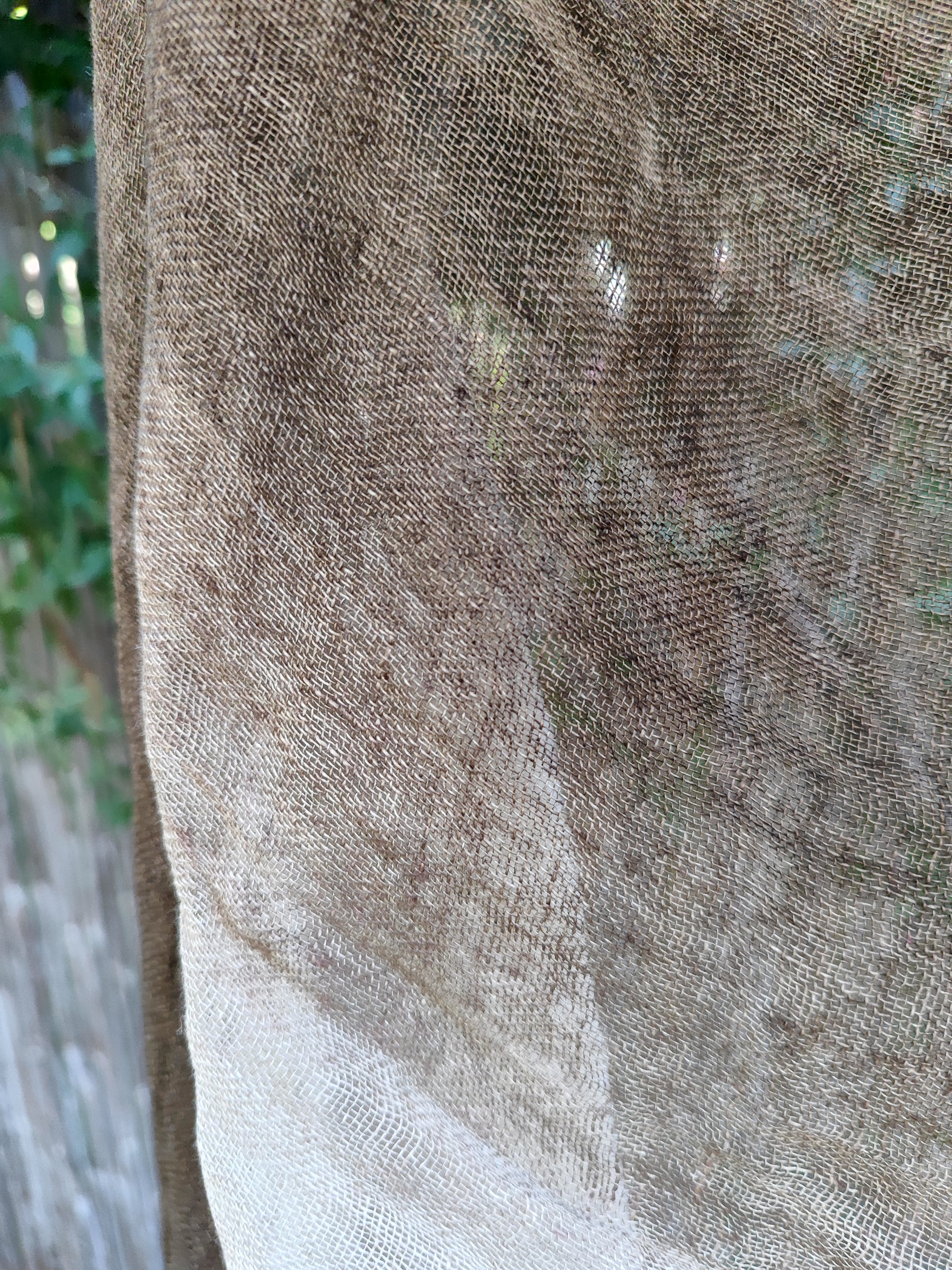 צעיף פישתן אומברה קרם חום  - Image 3