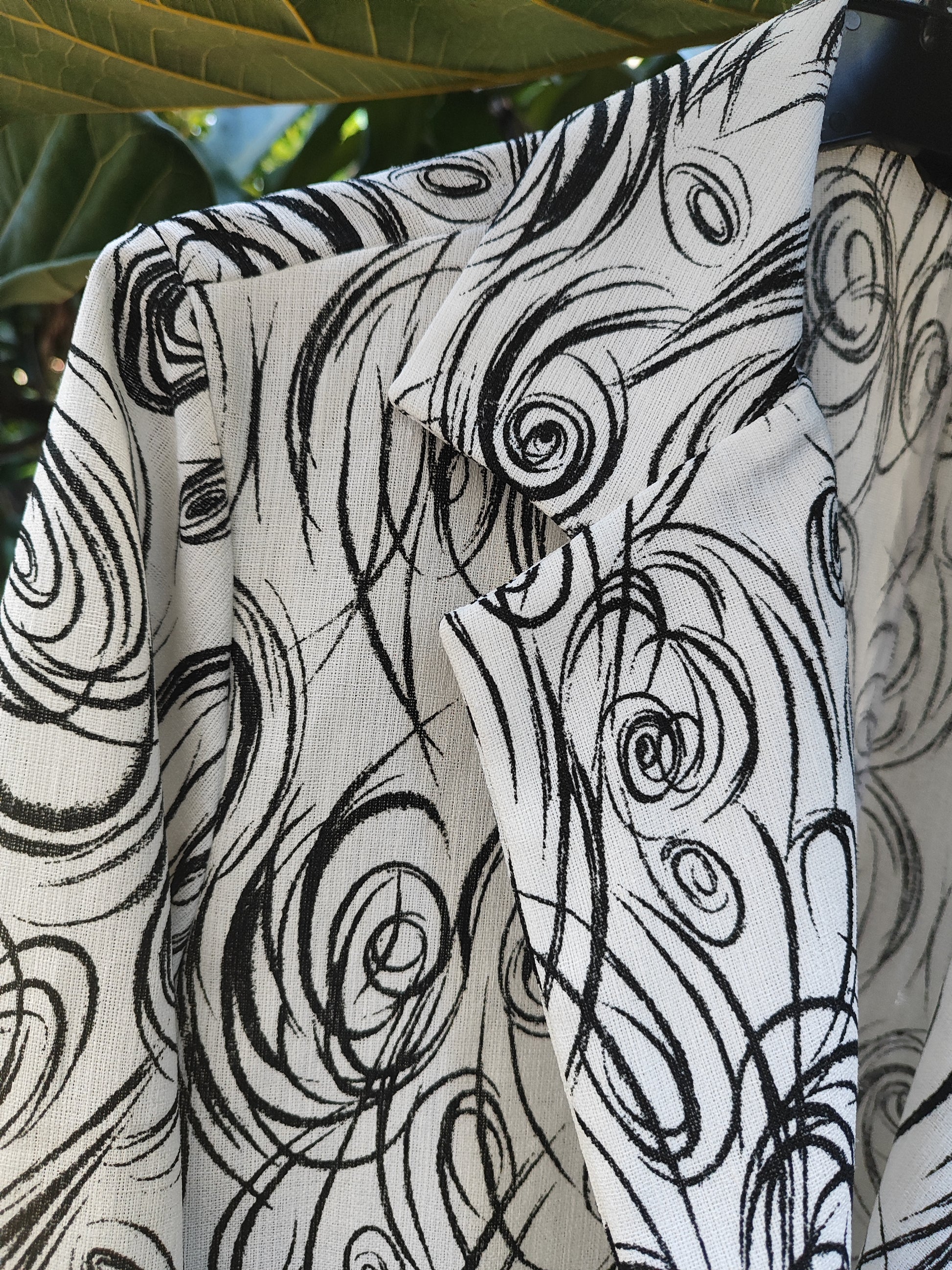 בלייזר וינטג' דוגמת ספירלות קישקושים - Image 2 by Asi model