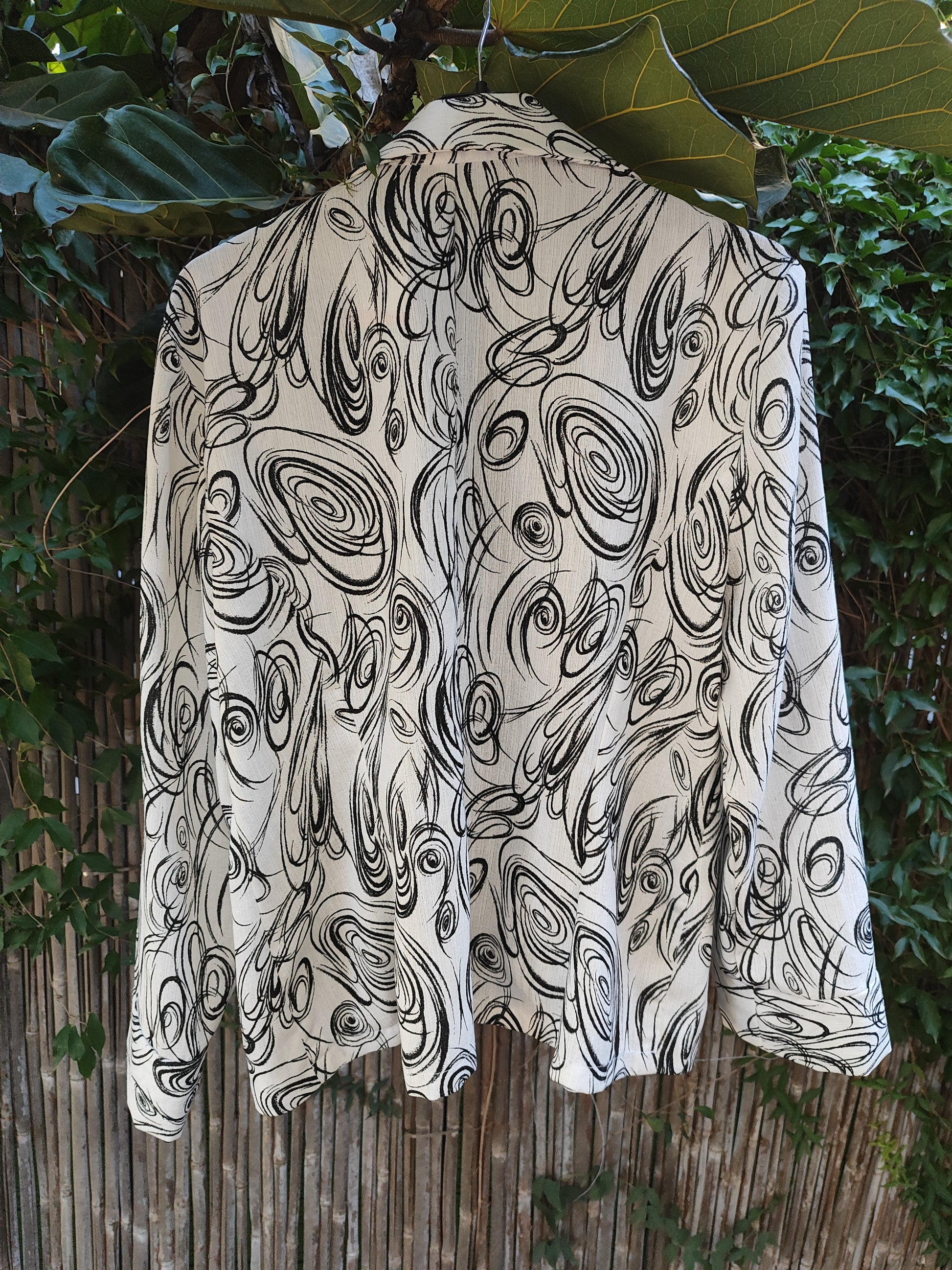 בלייזר וינטג' דוגמת ספירלות קישקושים - Image 4 by Asi model