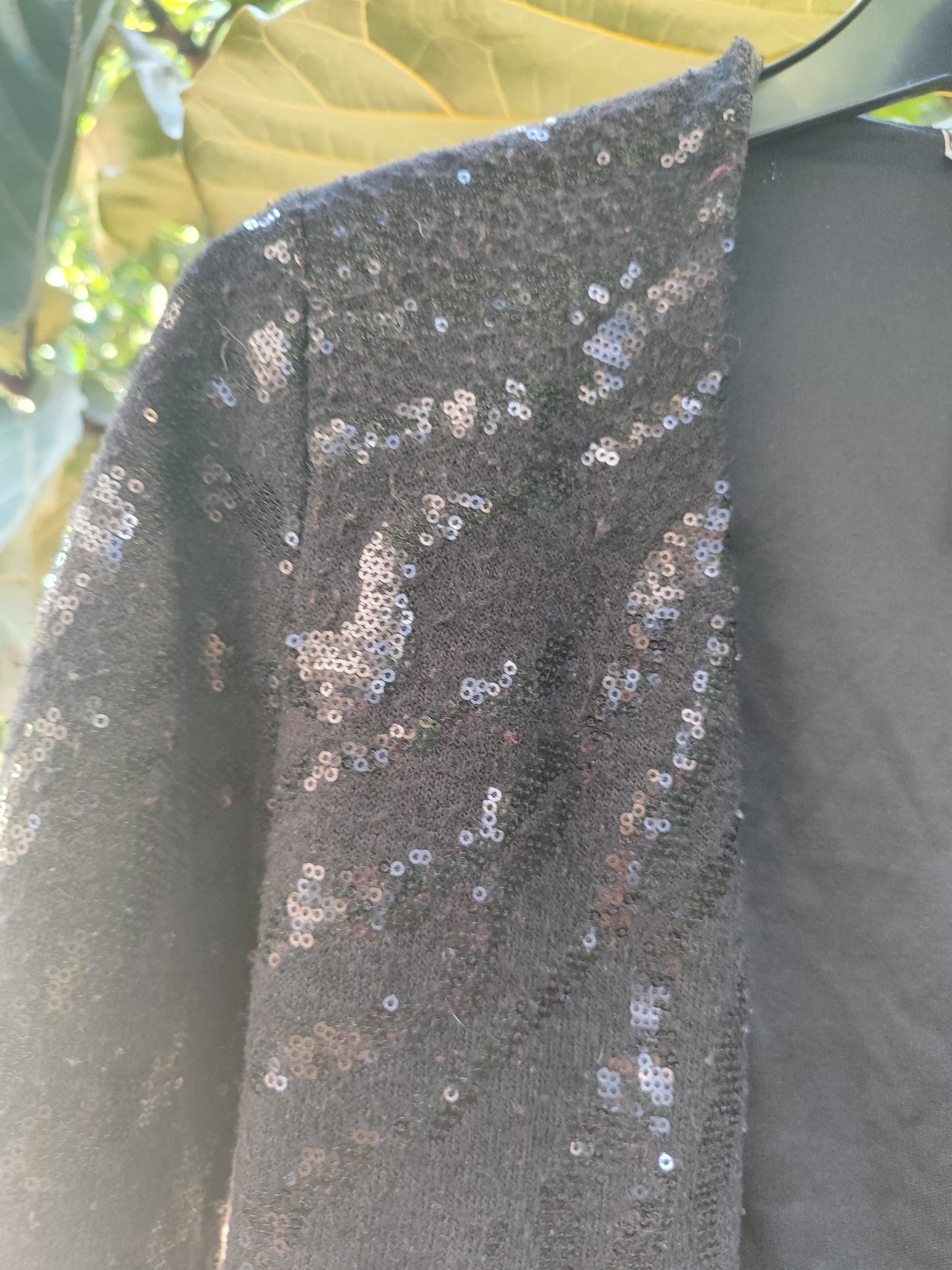 קרדיגן קרופ פתוח בפסים של  פייטים  - Image 2