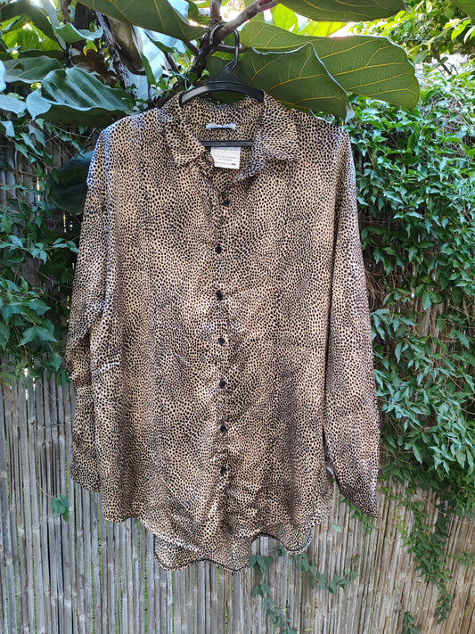 חולצת כפתורים מנומרת דקה ונעימה - Image 3 by Duty moti