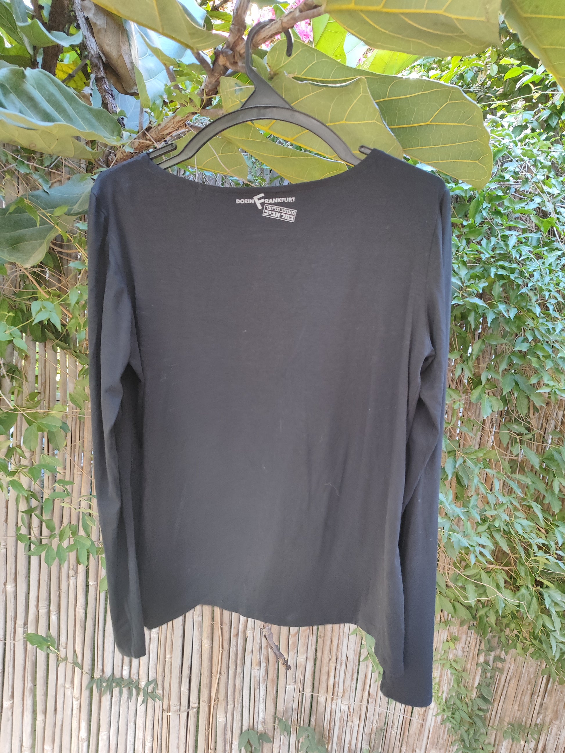  Dorin Frankfurt חולצה שחורה פרחי פקעות - Image 6 by Dorin Frankfurt