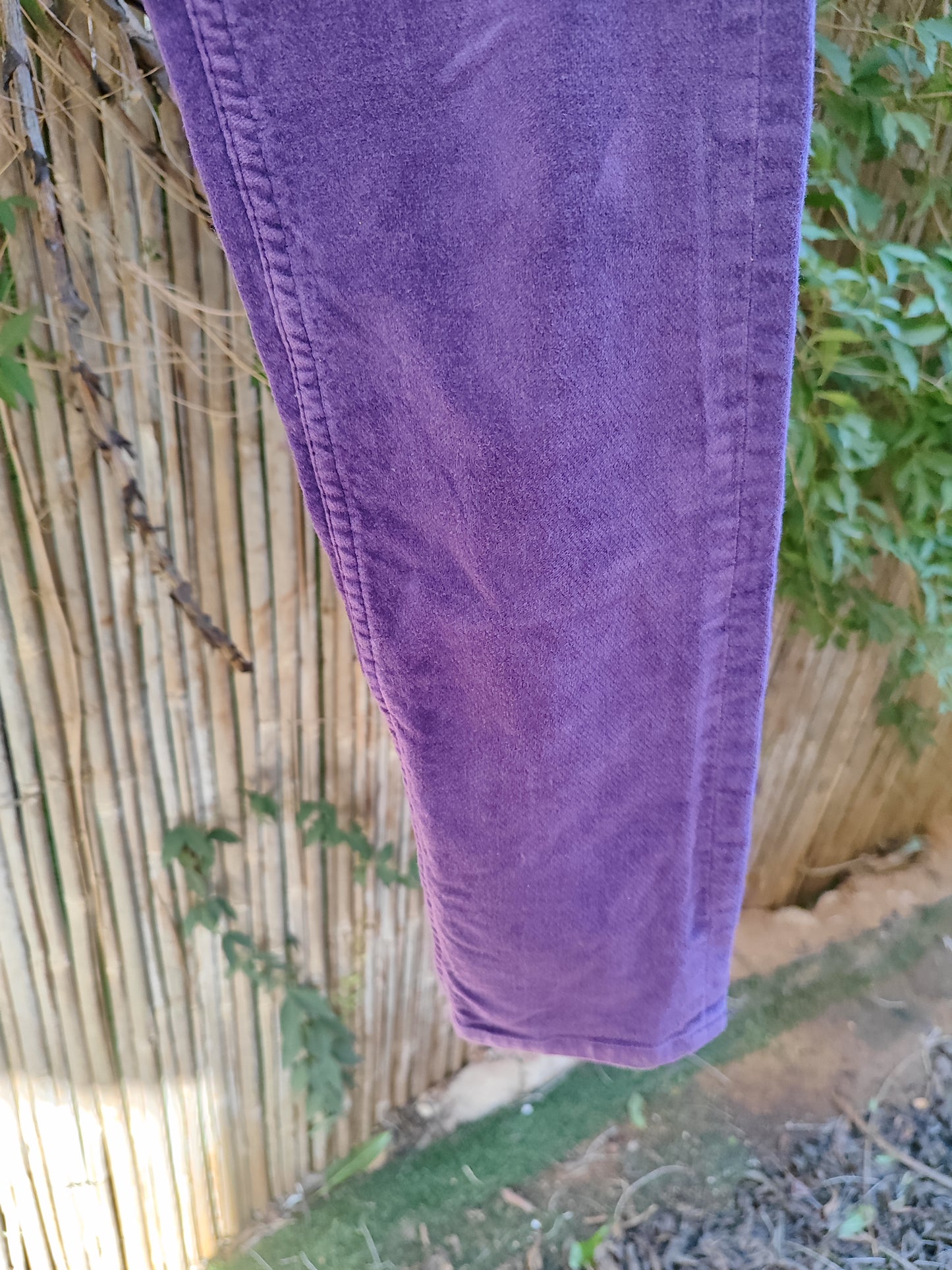 BDG מכנסי קטיםה סגולים קלאסים ישרים - Image 3 by BDG