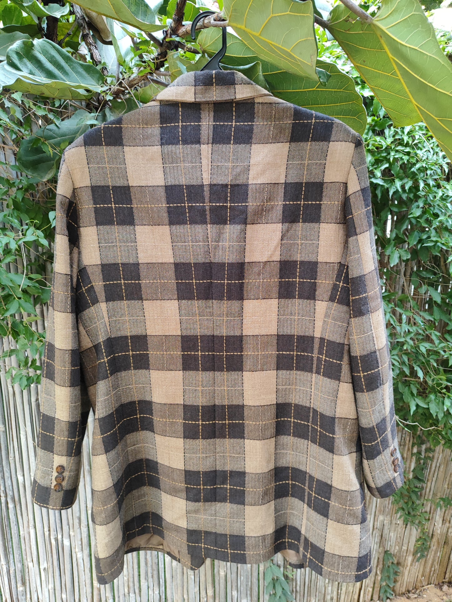  Gershon Bram בלייזר בגווני חום וינטג' - Image 5 by Gershon Bram