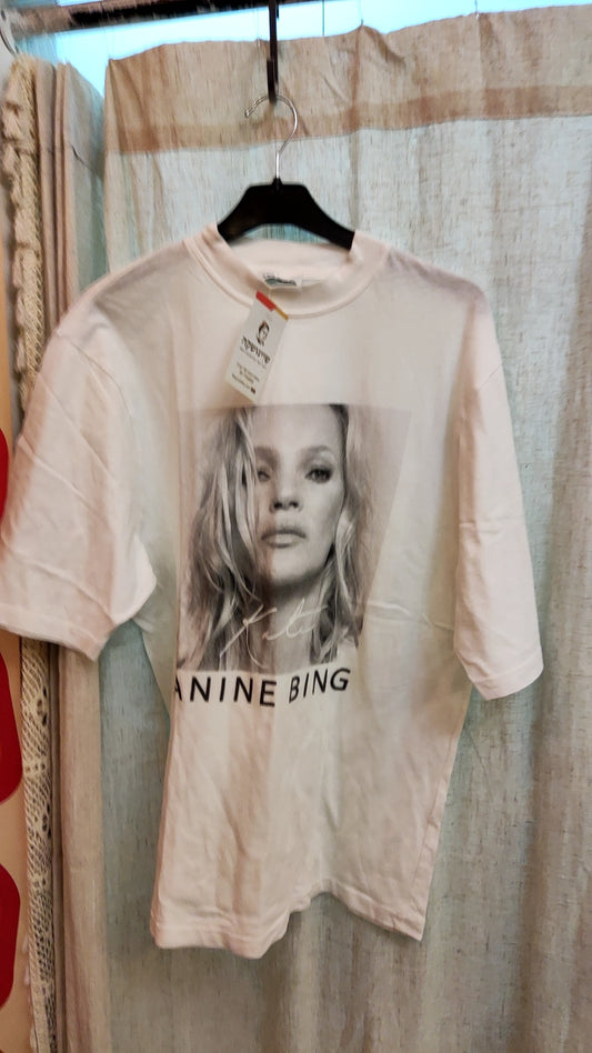 חולצת טי שרט לבנה Anine Bing by Anine Bing - Size L