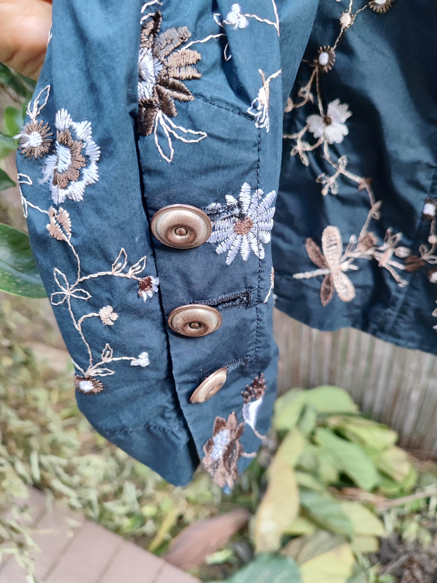 ז'קט רקום פרחוני - Image 3